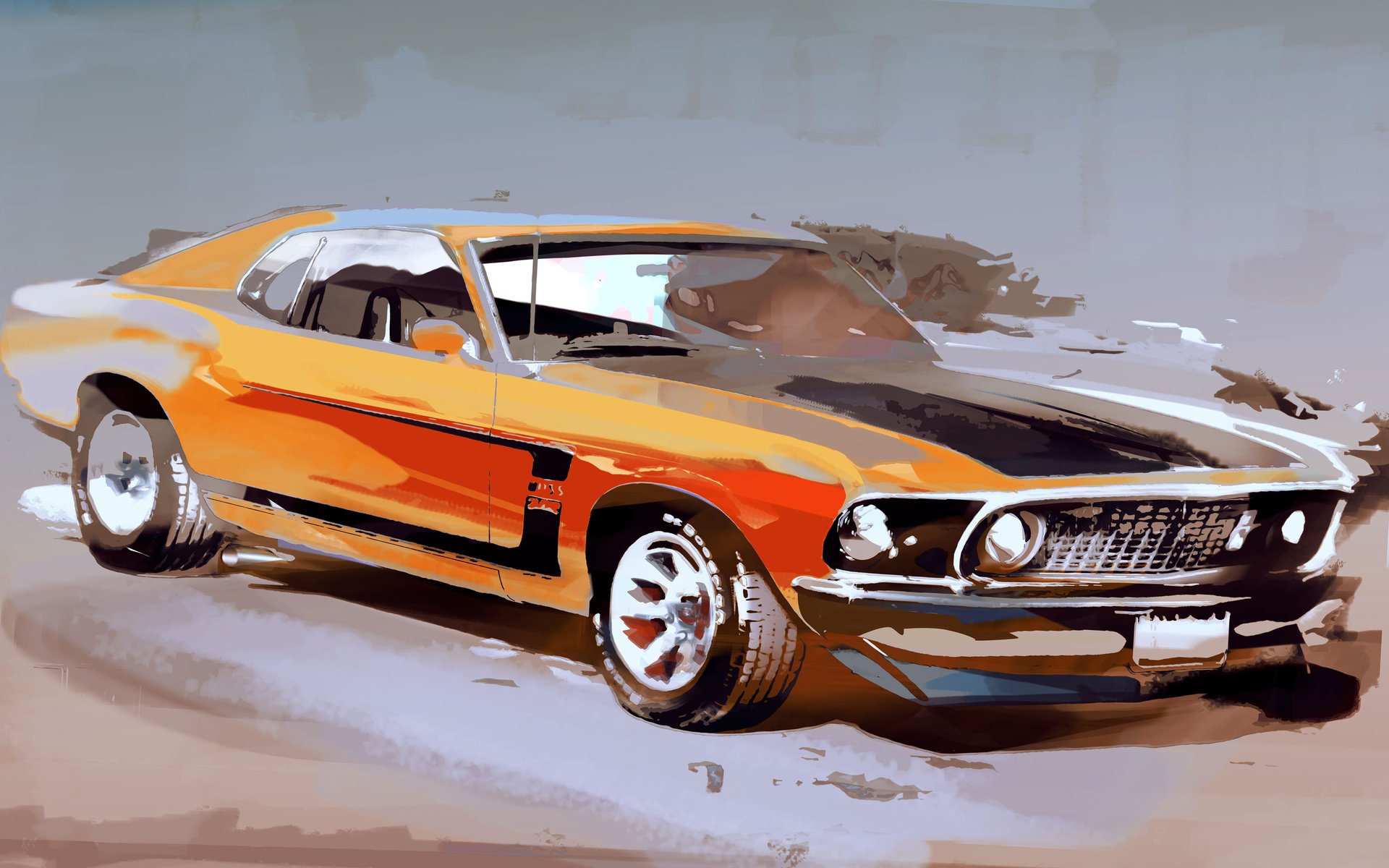 Обои босс, мустанг, mashiny, мускул, фон.jpg, 302, boss, mustang, muscle, ford разрешение 3000x2250 Загрузить