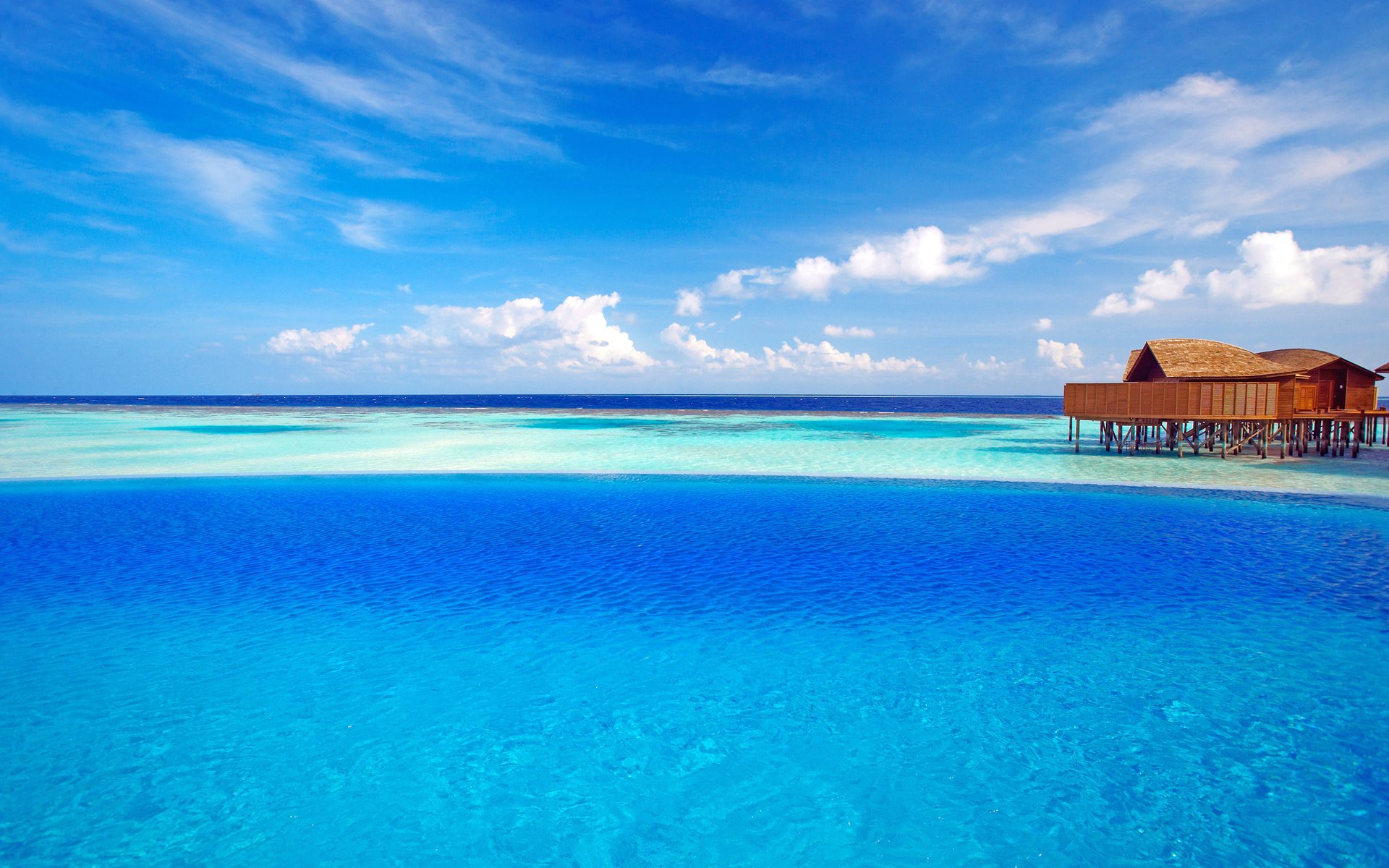 Обои море, бунгало, тропики, мальдивы, sea, bungalow, tropics, the maldives разрешение 4982x3308 Загрузить