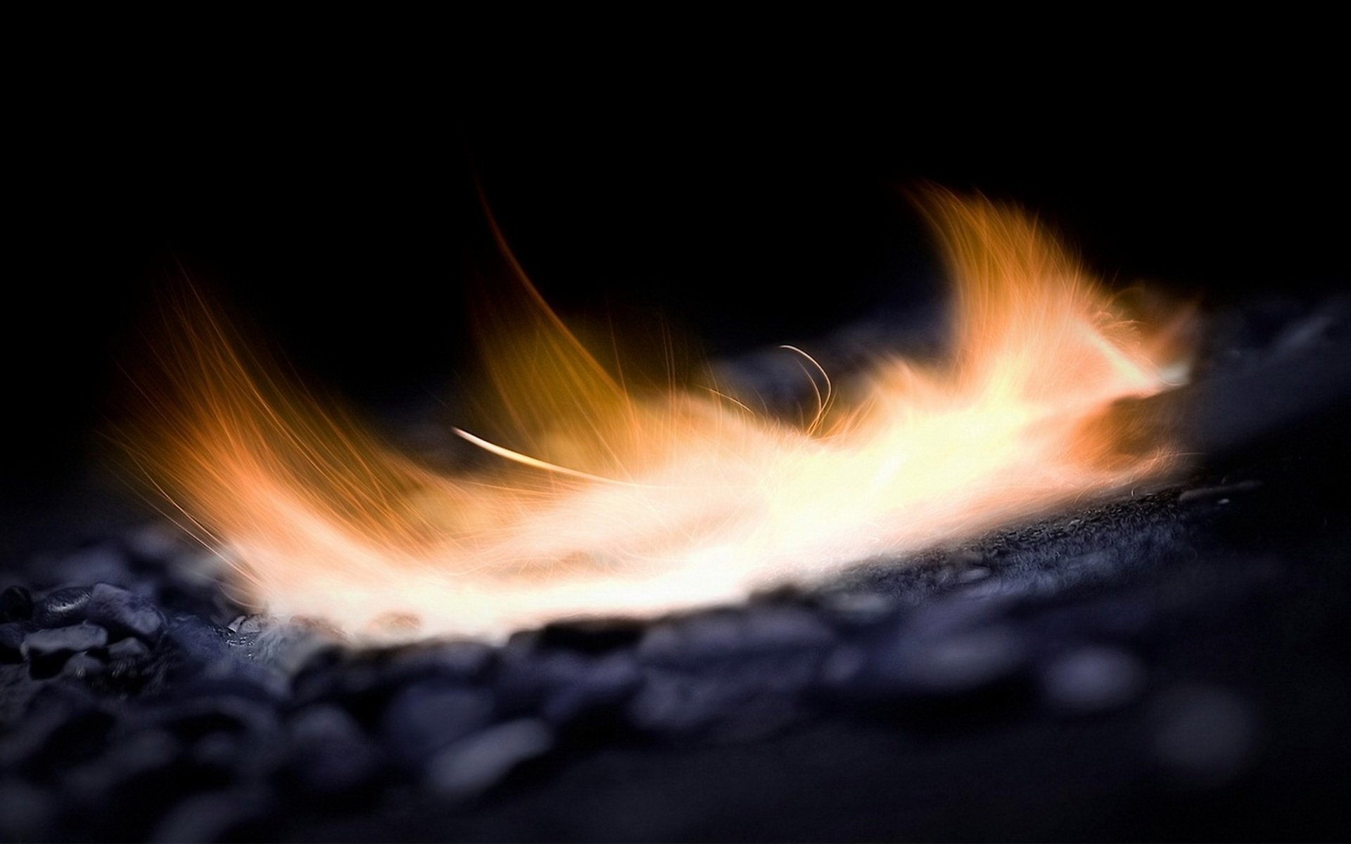 Обои огонь на углях, the fire on the coals разрешение 2560x1440 Загрузить
