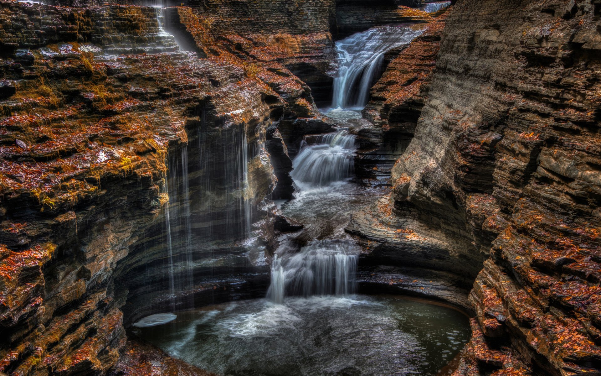 Обои вода, водопад, каньон, ущелье, water, waterfall, canyon, gorge разрешение 2048x1367 Загрузить