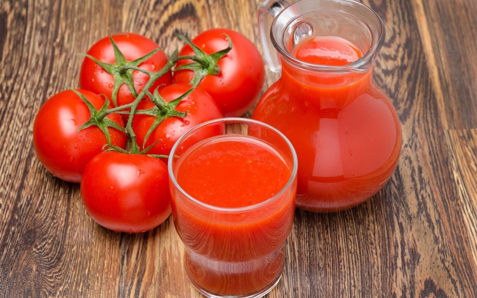 Обои стол, овощи, помидоры, томаты, сок, table, vegetables, tomatoes, juice разрешение 1920x1271 Загрузить