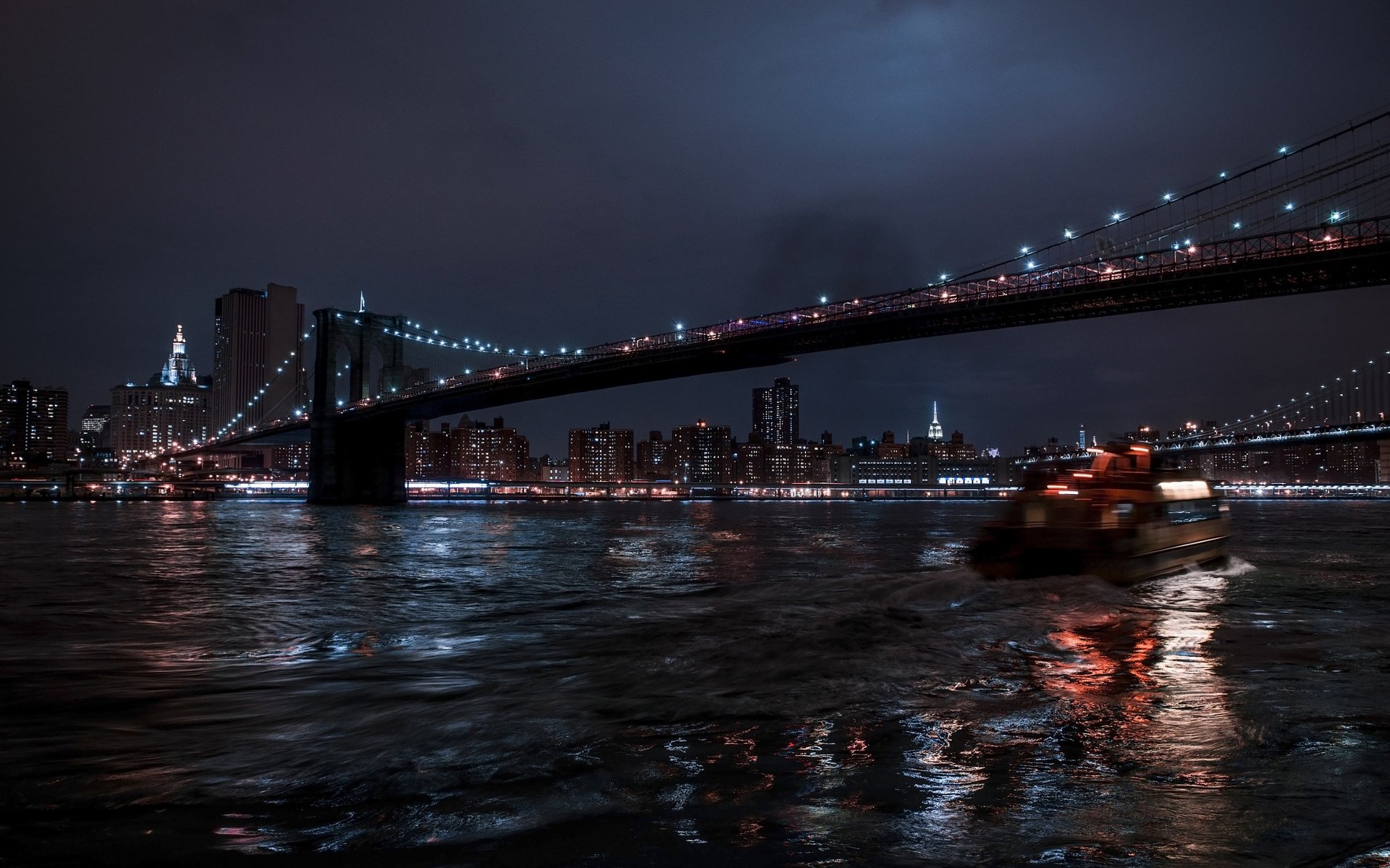 Обои ночь, огни, отражение, мост, город, фотограф, julia sariy, night, lights, reflection, bridge, the city, photographer разрешение 2048x1367 Загрузить