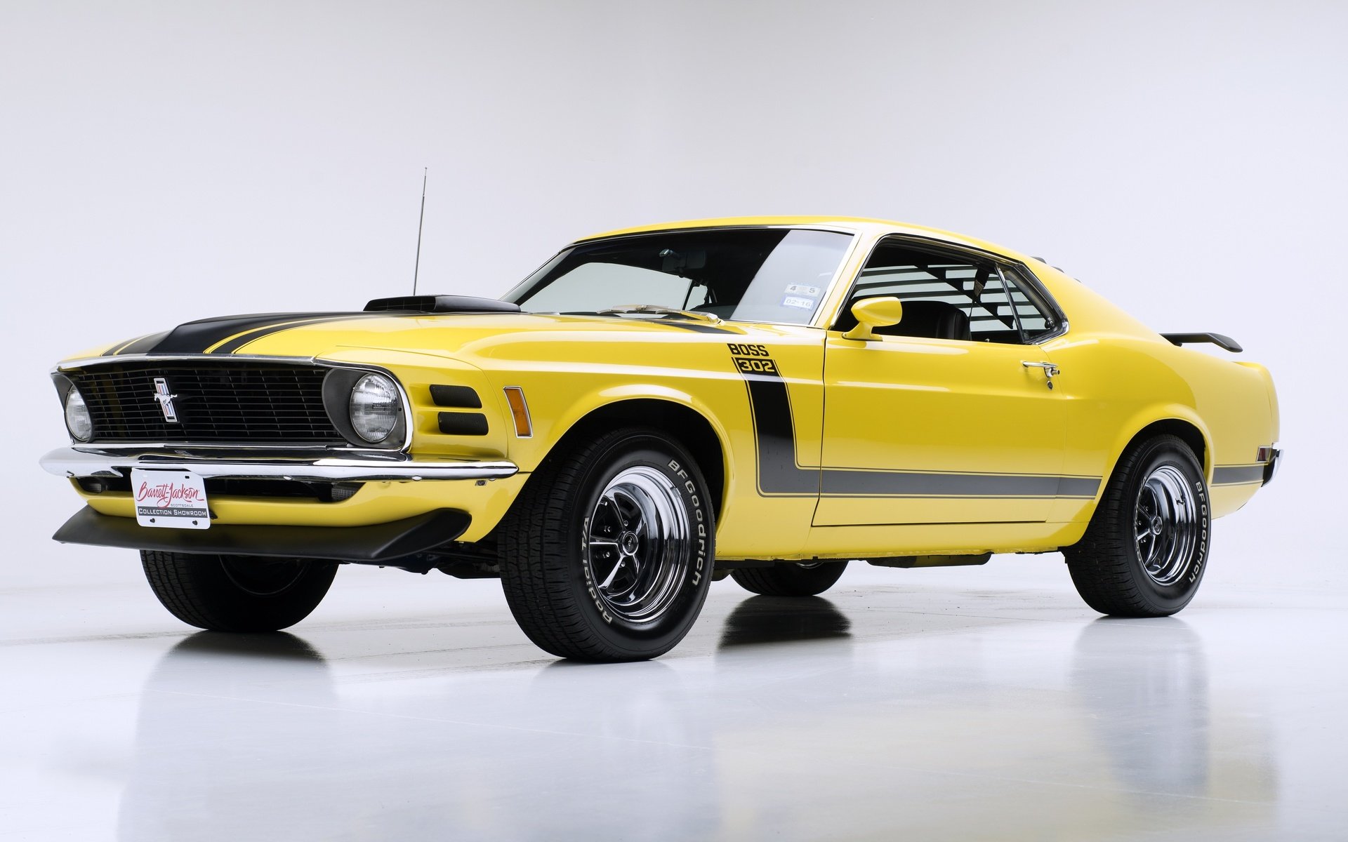 Обои 1970, ford mustang boss 302, желтый мустанг ford, yellow ford mustang разрешение 4096x2730 Загрузить