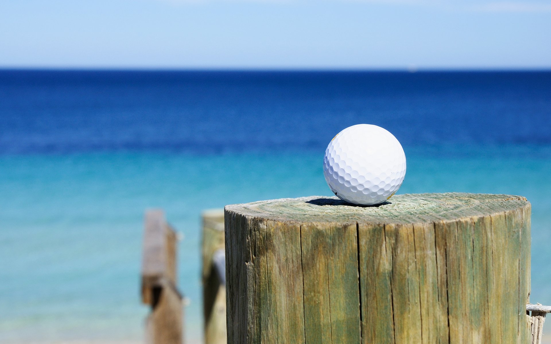 Обои море, мяч, клуб, гольф, golf ball, sea, the ball, club, golf разрешение 3500x2325 Загрузить