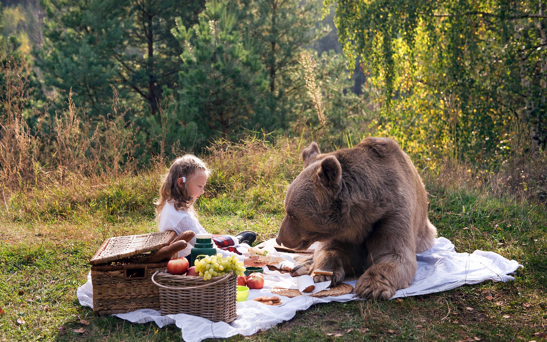 Фотосессия с медведем