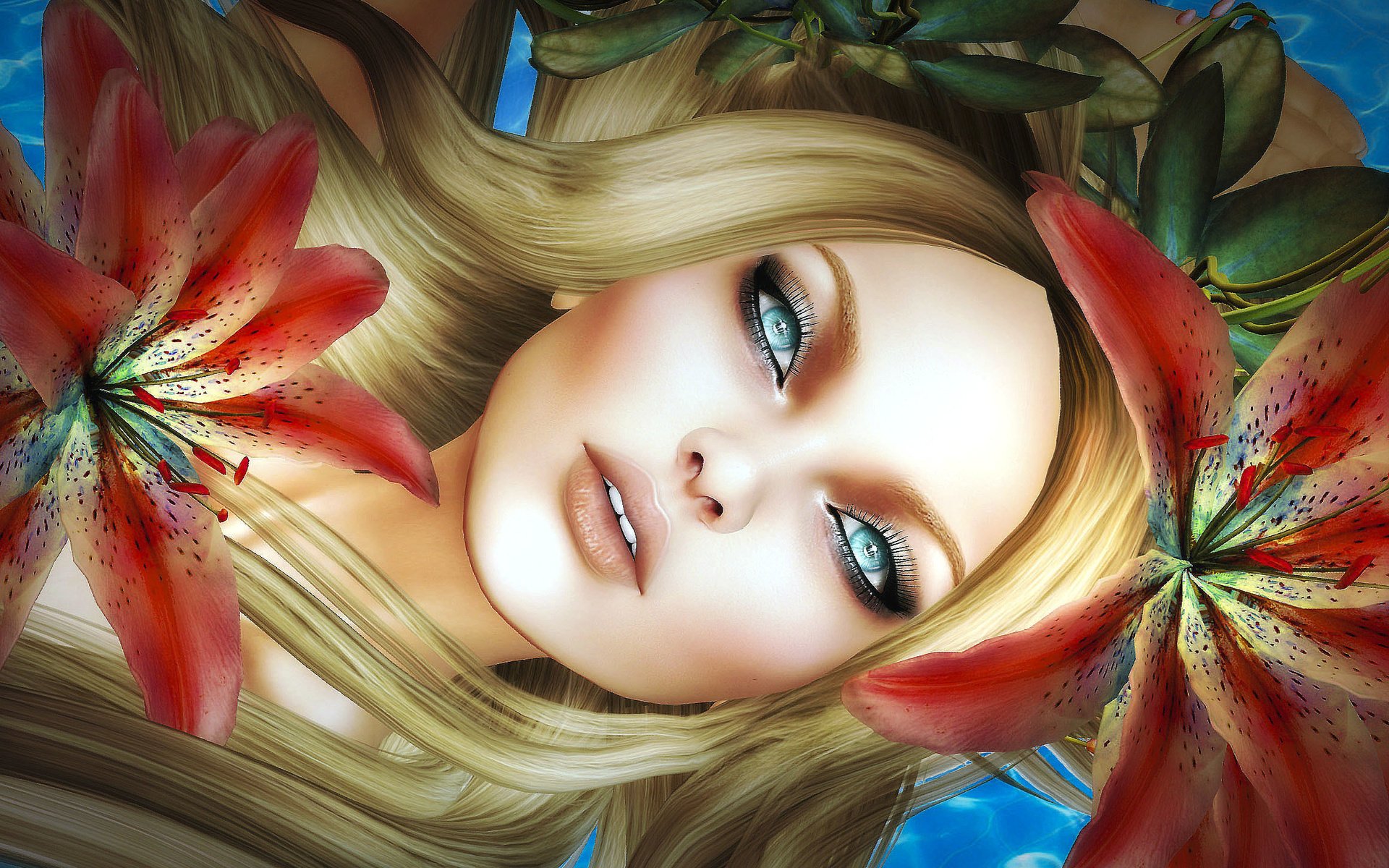 Lilia Flower 3d