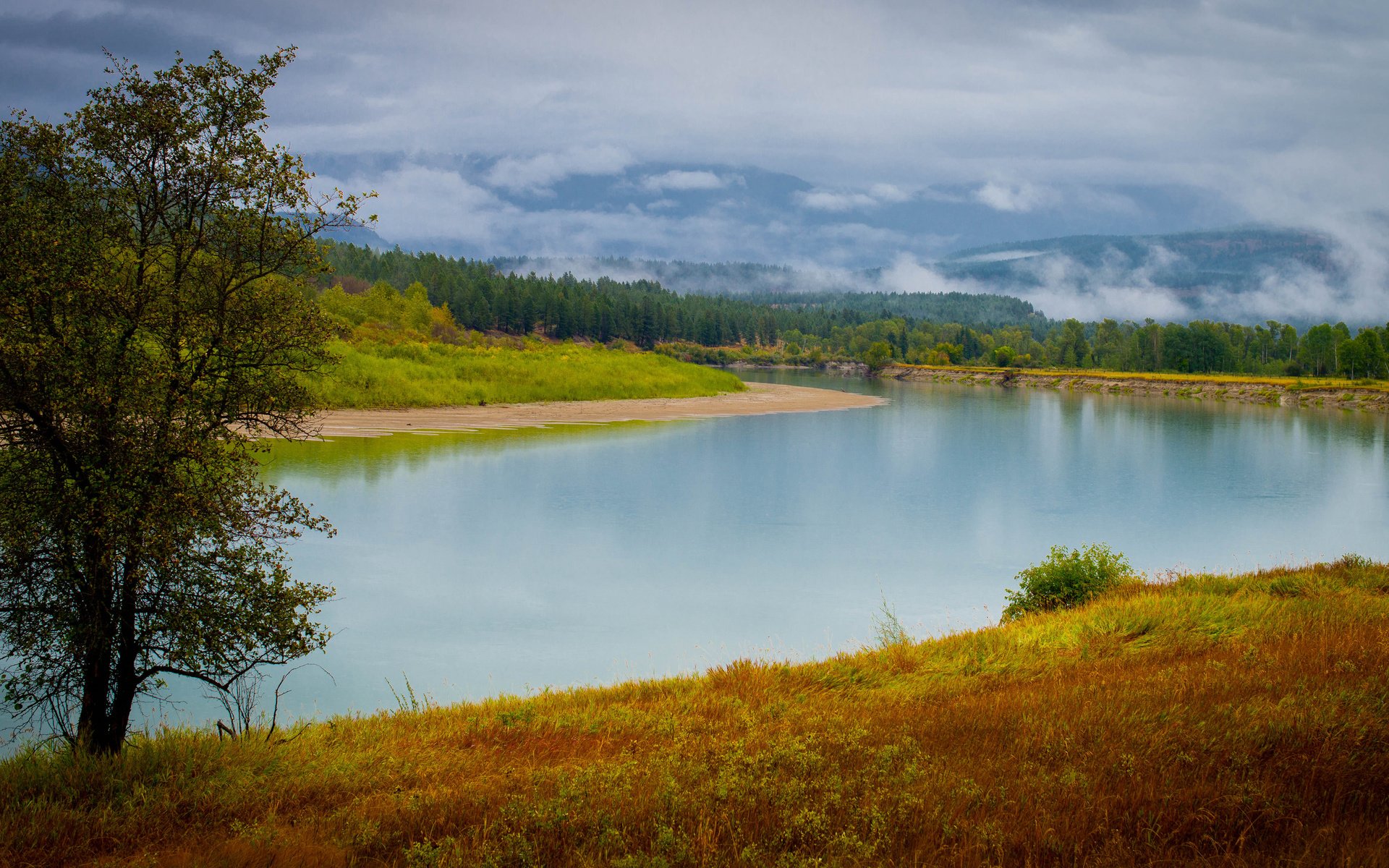 Обои озеро, пейзаж, британская колумбия, lake, landscape, british columbia разрешение 4096x2048 Загрузить