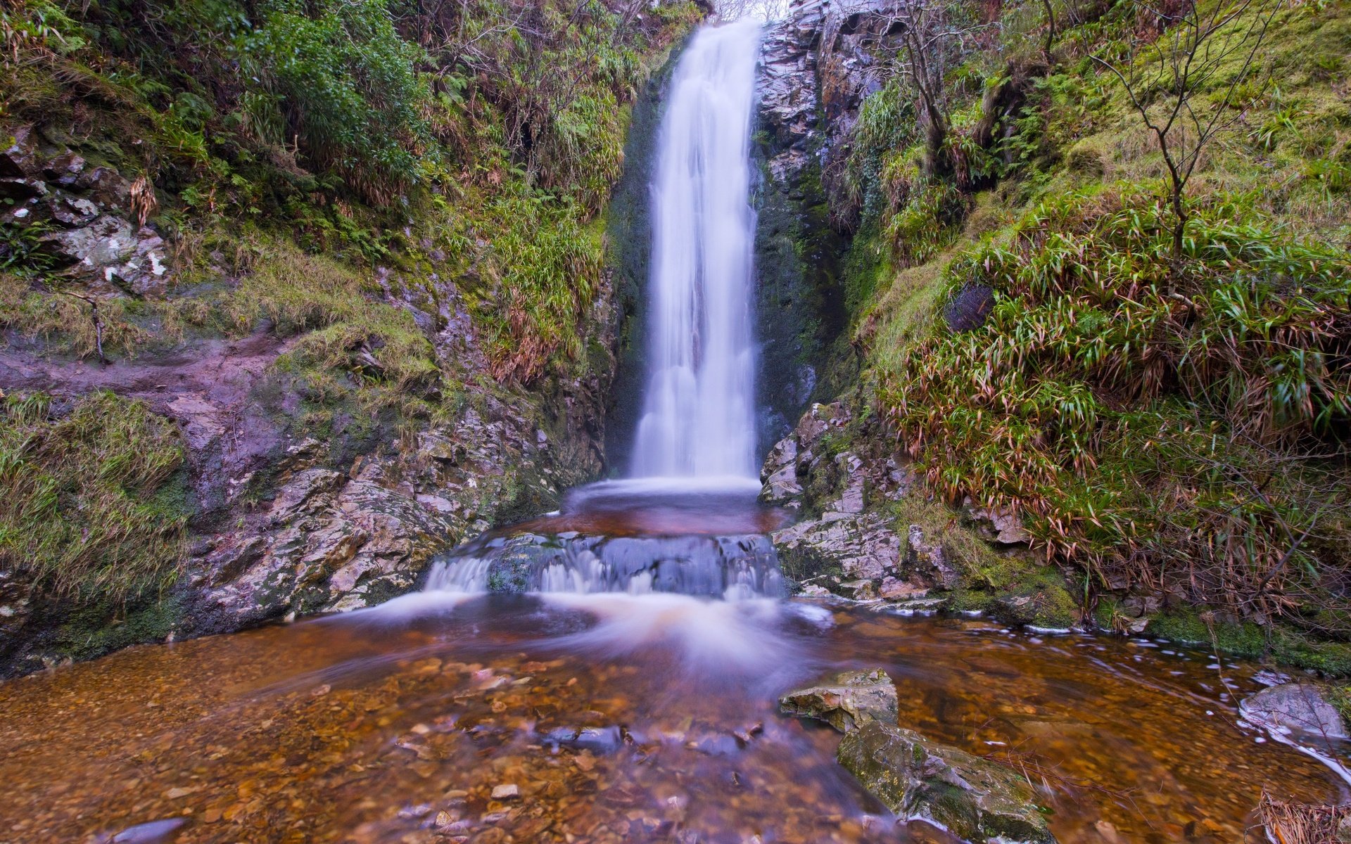 Обои камни, водопад, обрыв, ирландия, glenevin waterfall, clonmany, stones, waterfall, open, ireland разрешение 2880x1922 Загрузить