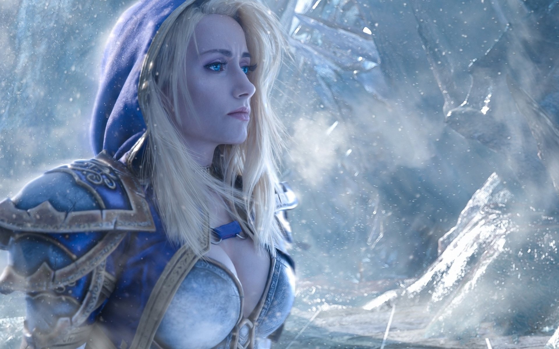 Обои варкрафт, мир варкрафта, блонд, косплей, gевочка, jaina proudmoore, mahou, warcraft, world of warcraft, blonde, cosplay, girl разрешение 2560x1440 Загрузить