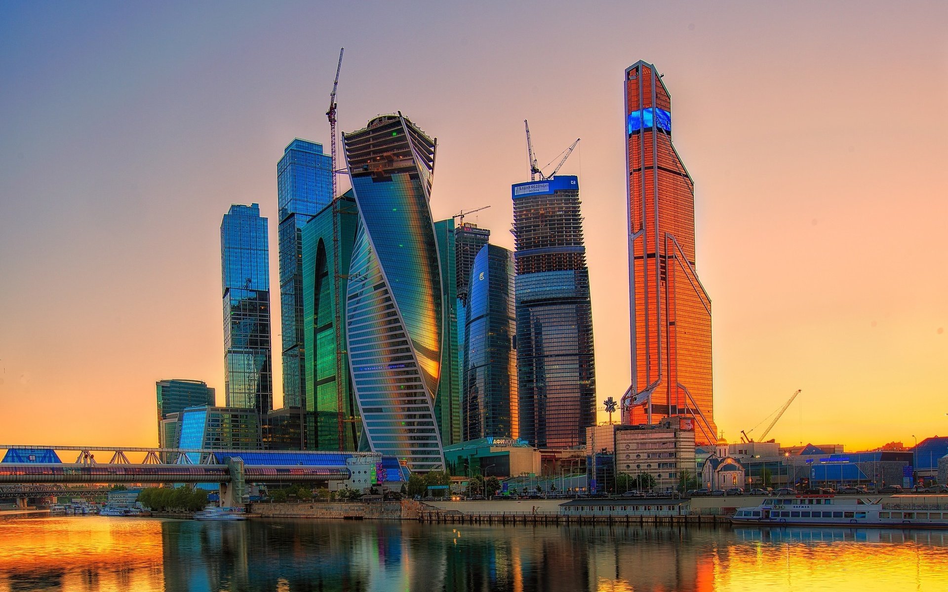 страны архитектура небоскреб Москва Россия москва-сити бесплатно