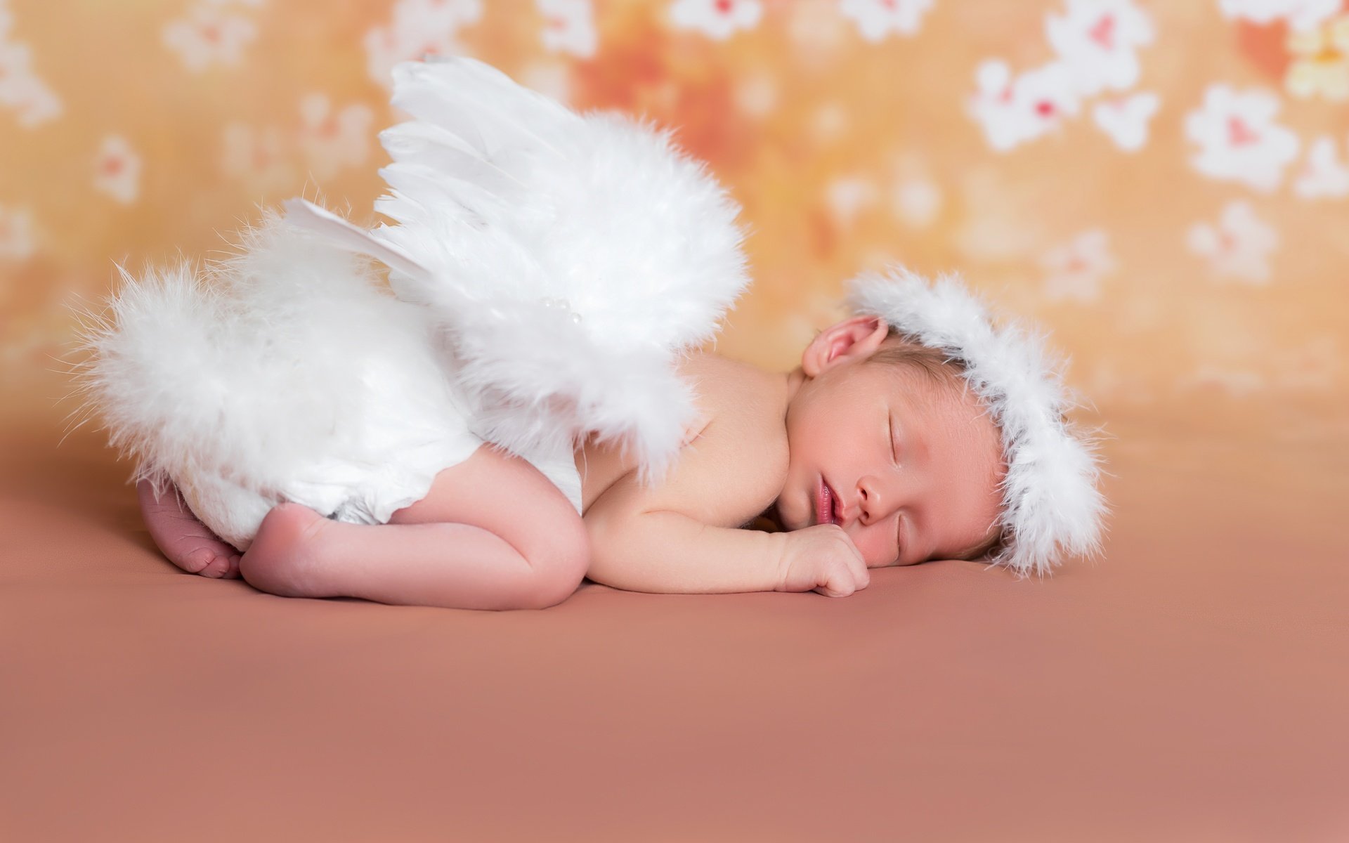 Обои сон, крылья, ангел, ребенок, малыш, младенец, sleep, wings, angel, child, baby разрешение 7360x4912 Загрузить
