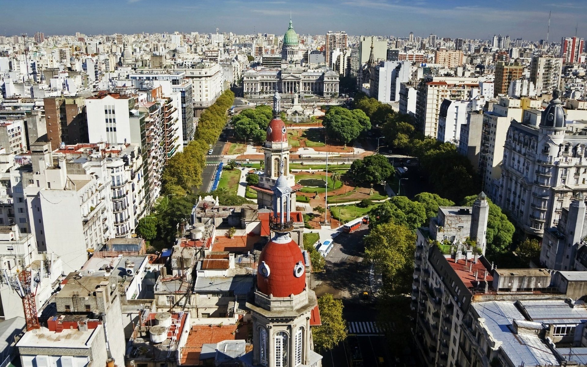 Обои парк, город, улица, аргентина, буэнос-айрес, дворец национального конгресса, park, the city, street, argentina, buenos aires, the national congress palace разрешение 2560x1279 Загрузить