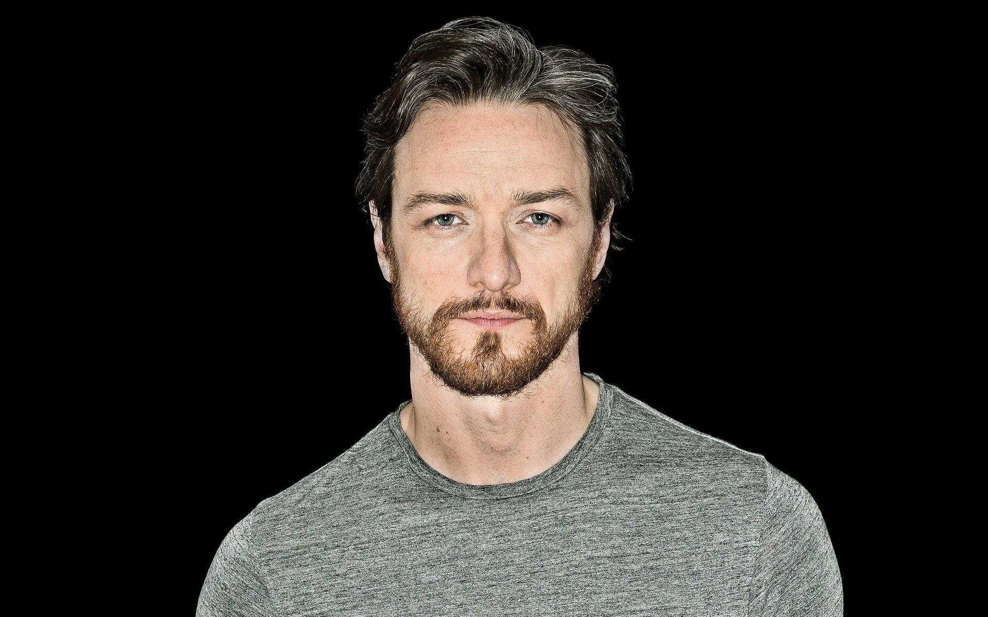 Обои взгляд, актёр, черный фон, джеймс макэвой, look, actor, black background, james mcavoy разрешение 2835x1595 Загрузить