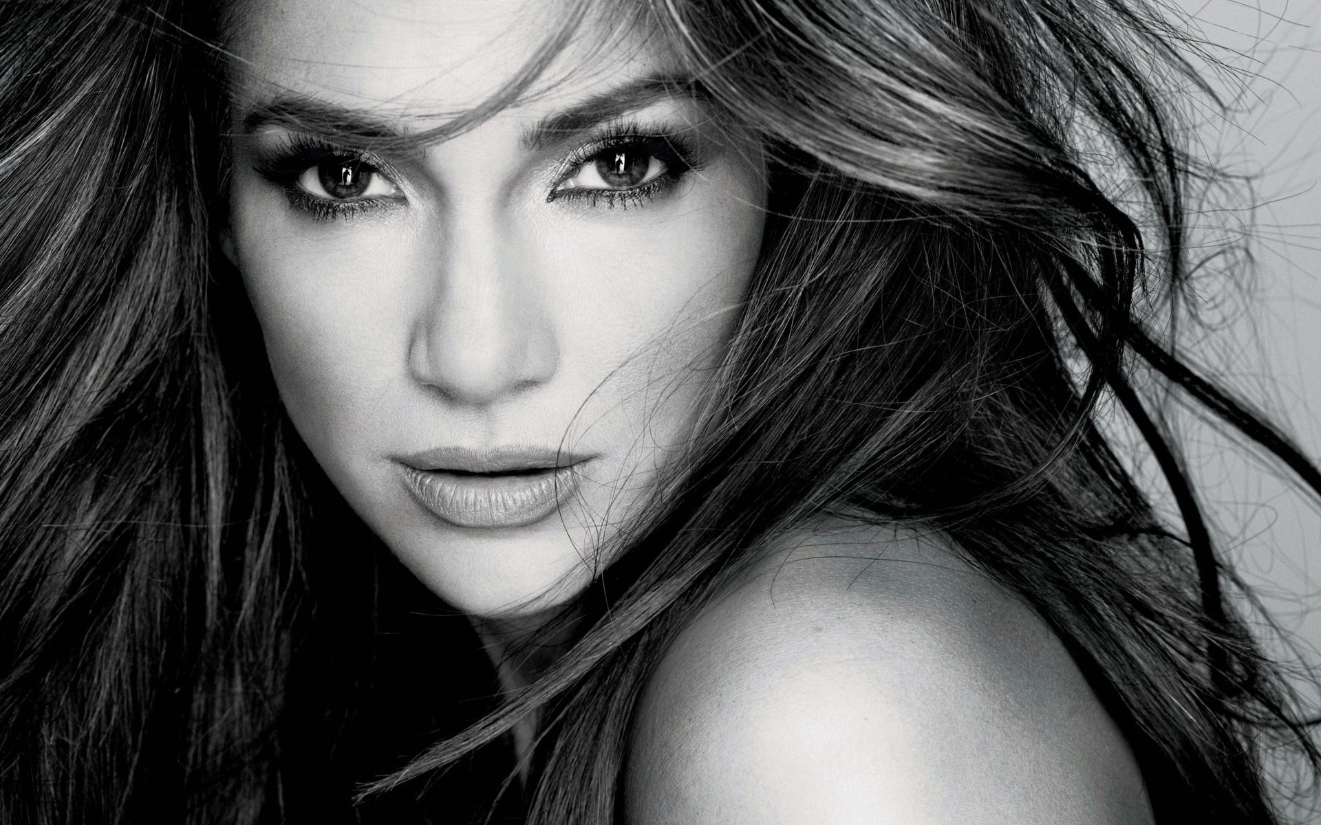 Обои портрет, певица, макияж, дженнифер лопес, portrait, singer, makeup, jennifer lopez разрешение 2560x1600 Загрузить