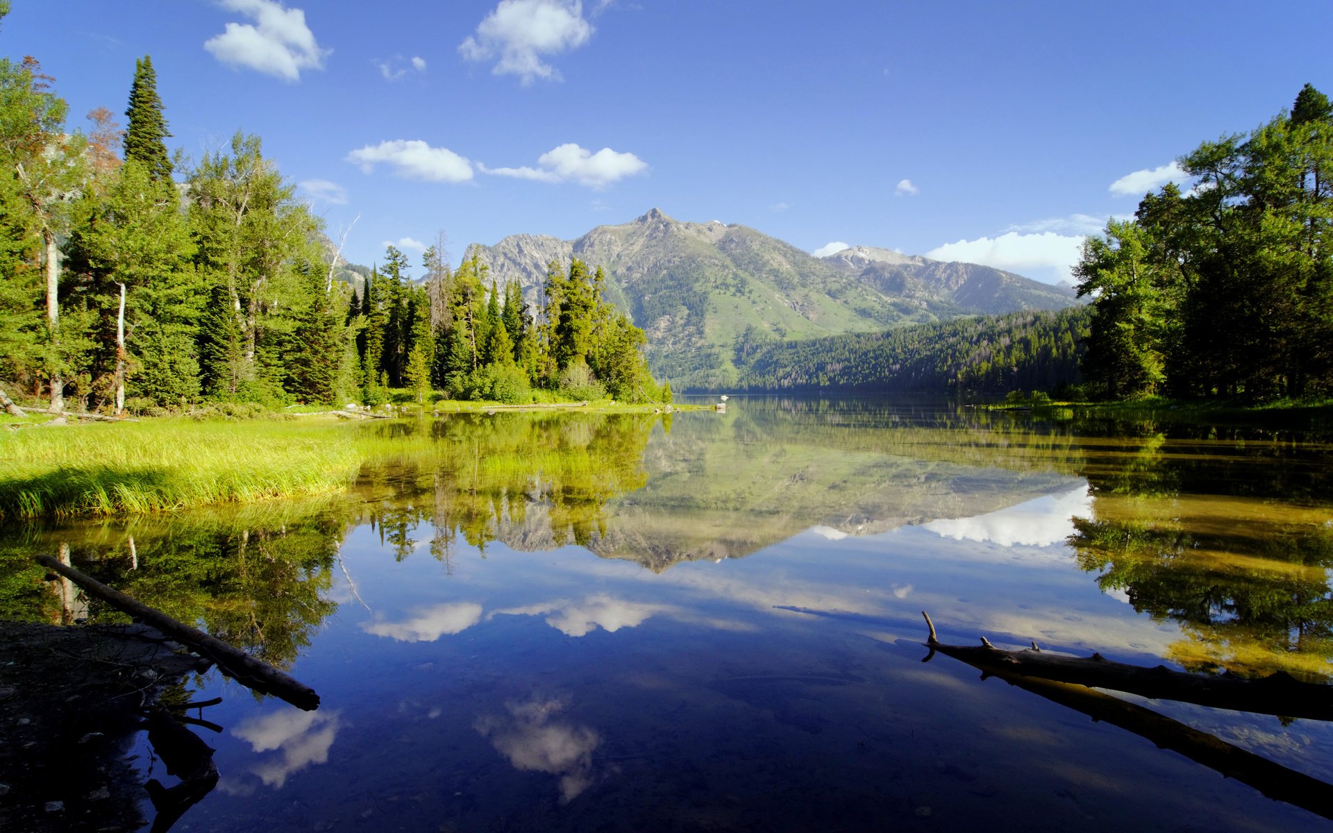 Обои небо, деревья, река, горы, природа, отражение, озёра, the sky, trees, river, mountains, nature, reflection, lake разрешение 4288x2848 Загрузить