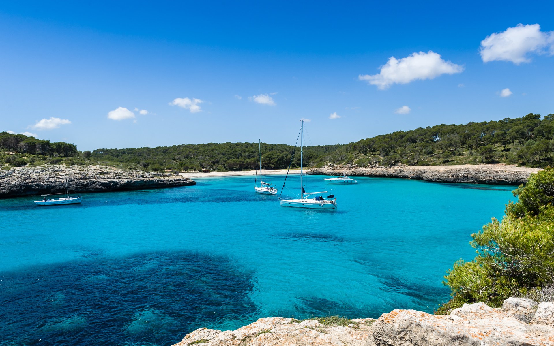 Обои скалы, море, яхты, rocks, sea, yachts разрешение 4139x2754 Загрузить