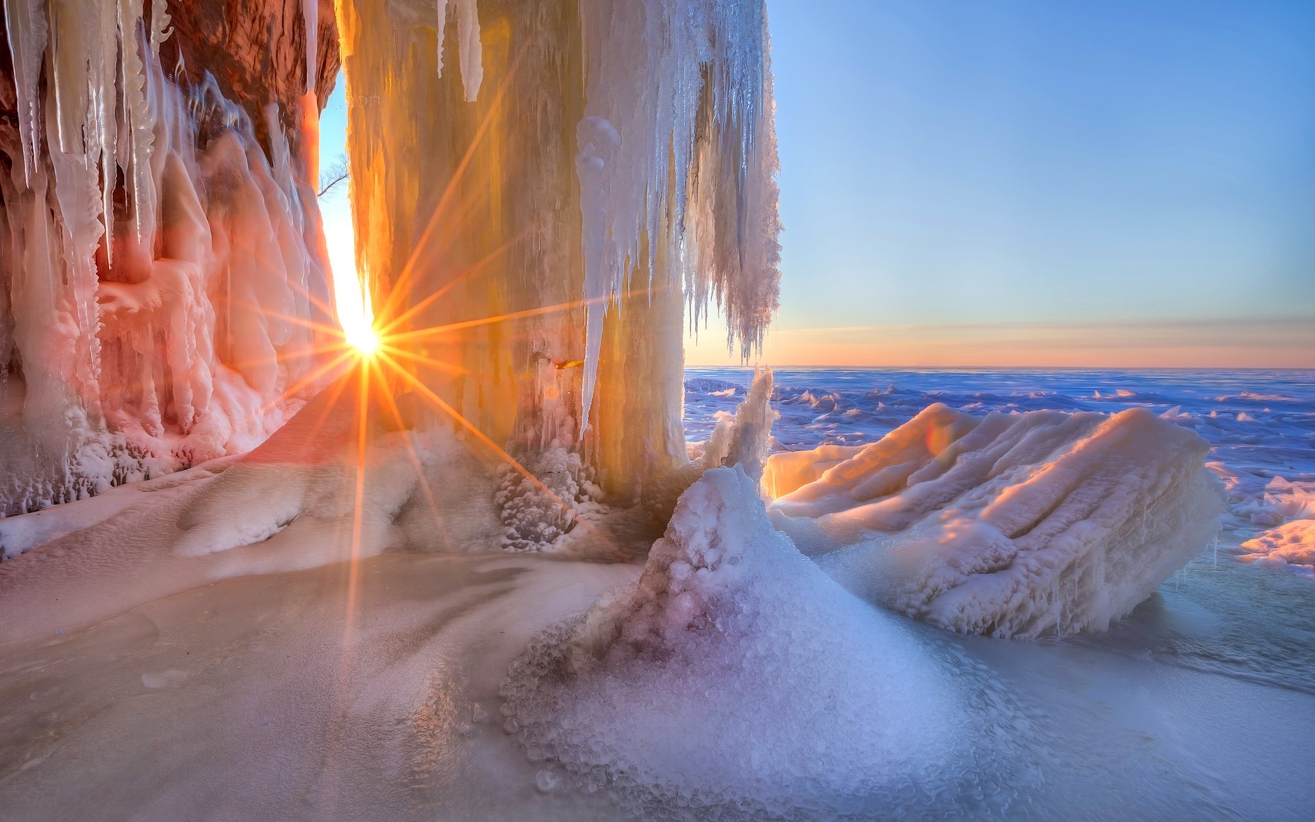 Обои мороз и солнце — день чудесный, frost and sun day is wonderful разрешение 5397x3598 Загрузить