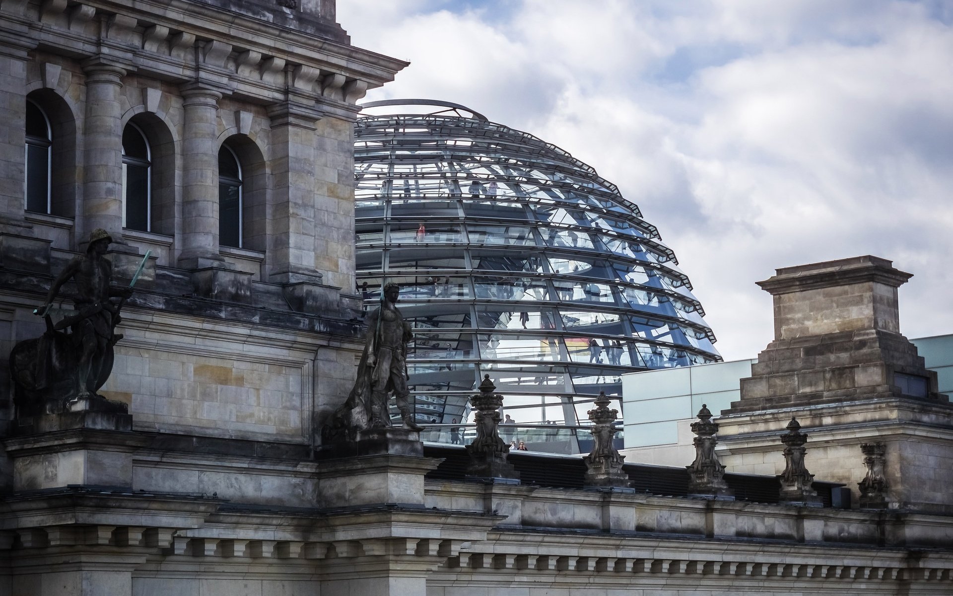 Обои германия, купол, берлин, рейхстаг, germany, the dome, berlin, the reichstag разрешение 2048x1443 Загрузить