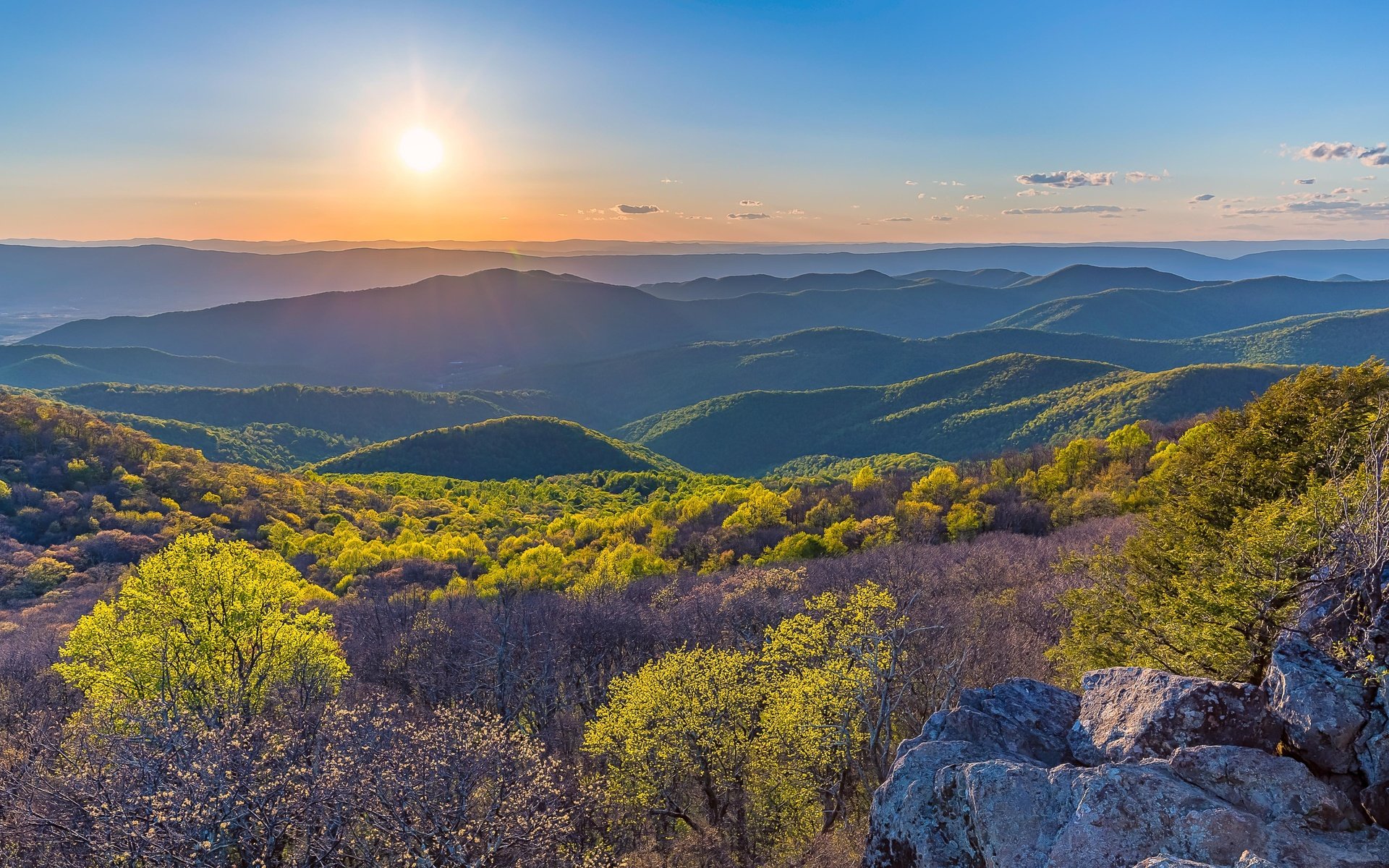 Обои горы, природа, закат, пейзаж, сумерки, mountains, nature, sunset, landscape, twilight разрешение 5244x3007 Загрузить