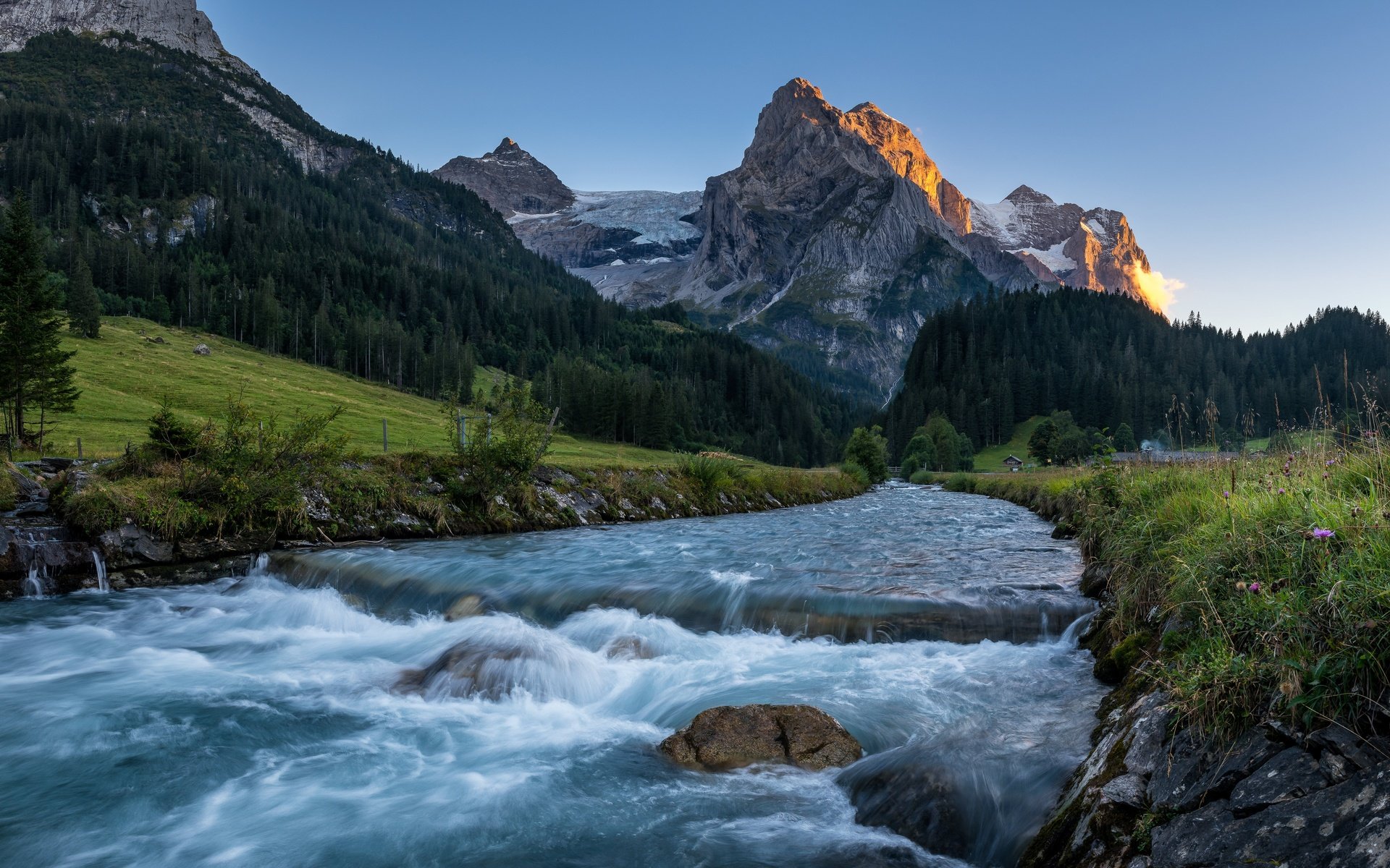 Обои река, долина райхенбахталь, rosenlaui valley, горы, долина розенлауи, лес, швейцария, bernese oberland, гора маттерхорн, bernese alps, бернские альпы, matterhorn mountain, река райхенбах, reichenbach river, reichenbachtal valley, river, mountains, forest, switzerland разрешение 6144x3605 Загрузить