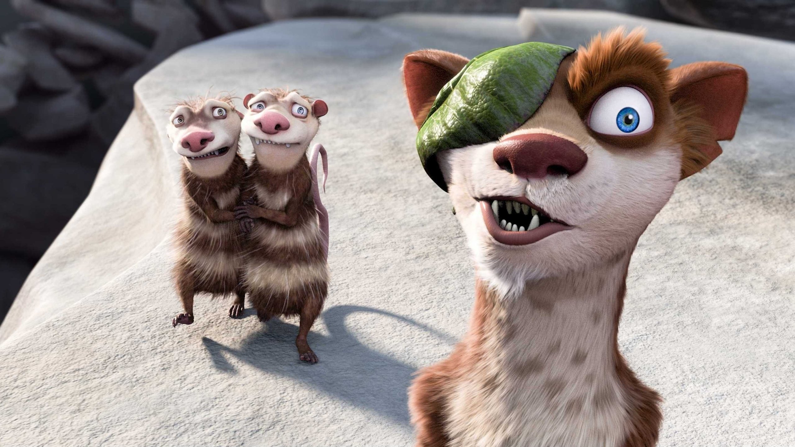 Обои мультфильм, ледниковый период, ласка, cartoon, ice age, weasel разрешение 2853x1602 Загрузить