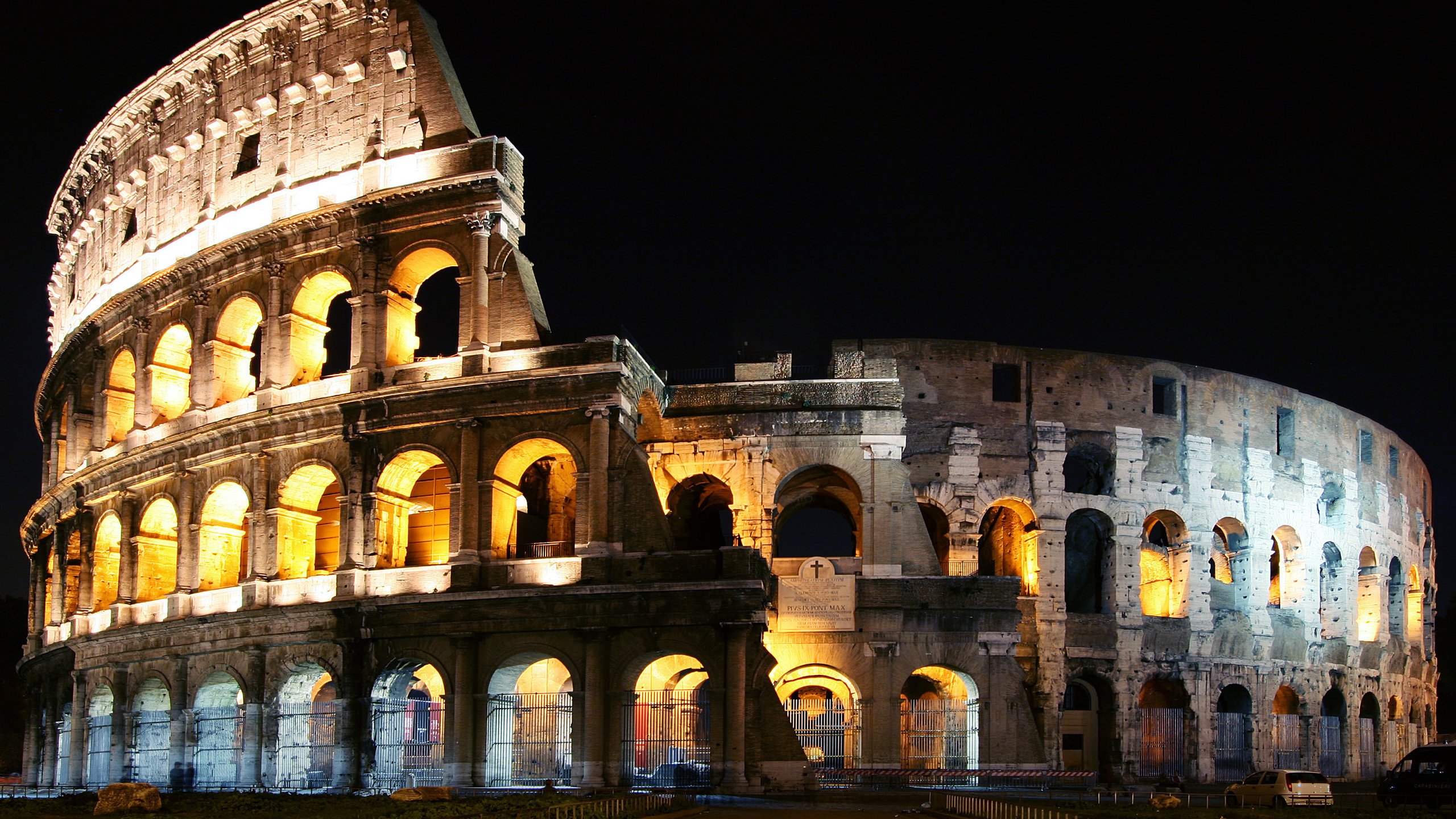 Обои ночь, италия, колизей, рим, night, italy, colosseum, rome разрешение 3216x2144 Загрузить