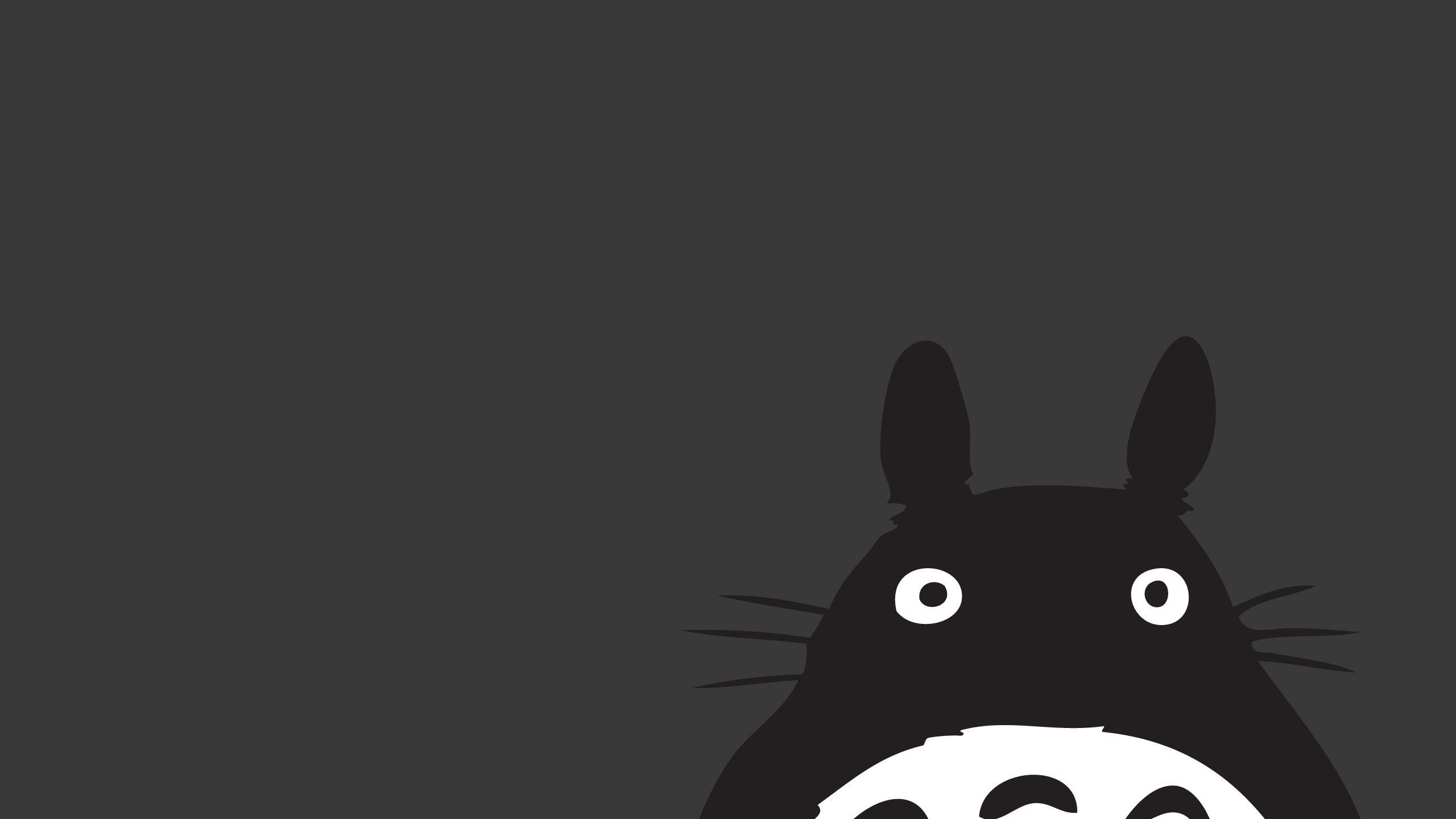 Скачать обои мой сосед тоторо, непонятное существо, my neighbor totoro,  strange creature разрешение 2560x1440 #25903