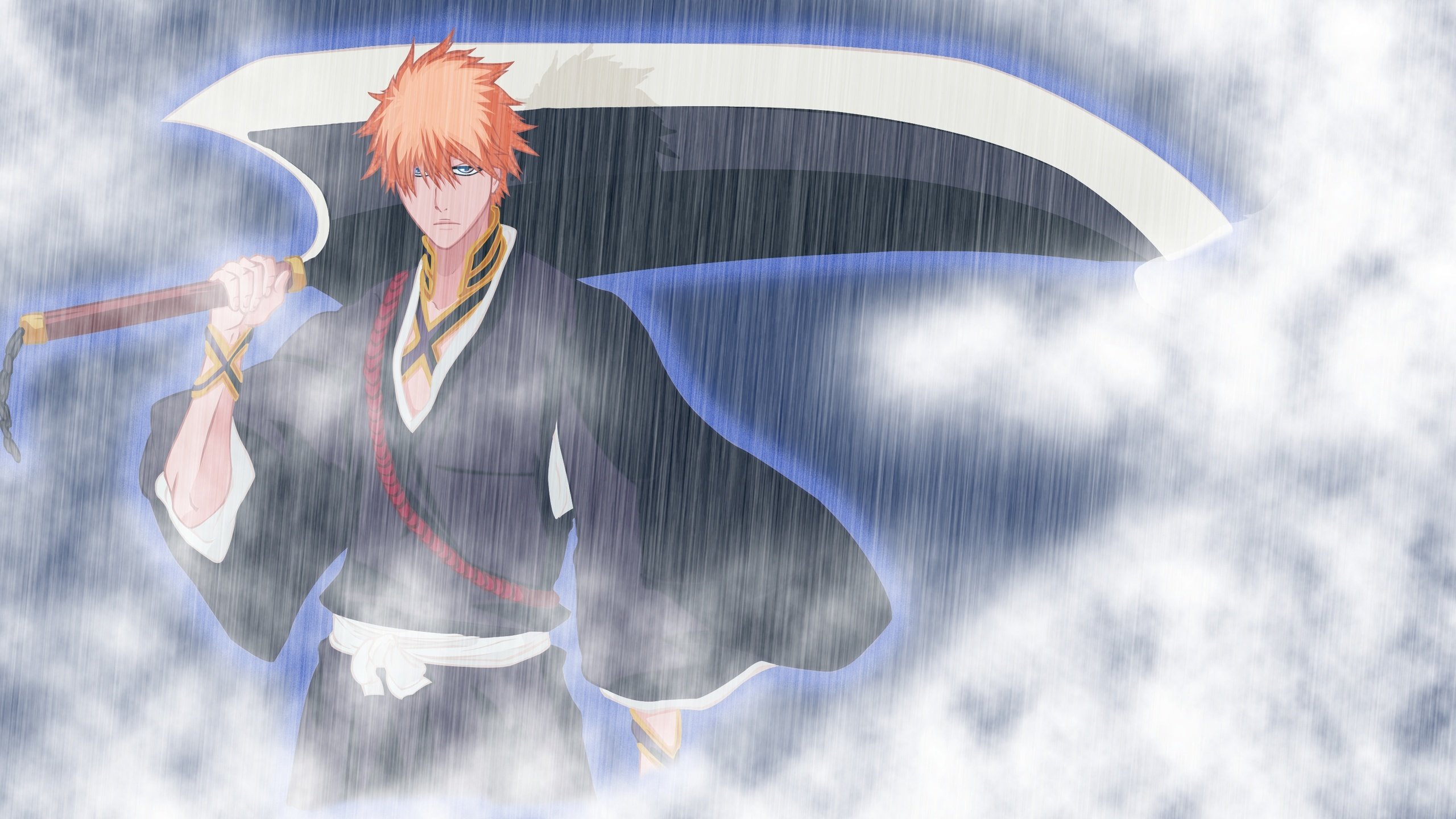 Обои kurosaki ichigo, блич, mech, paren, bleach разрешение 3000x1813 Загрузить