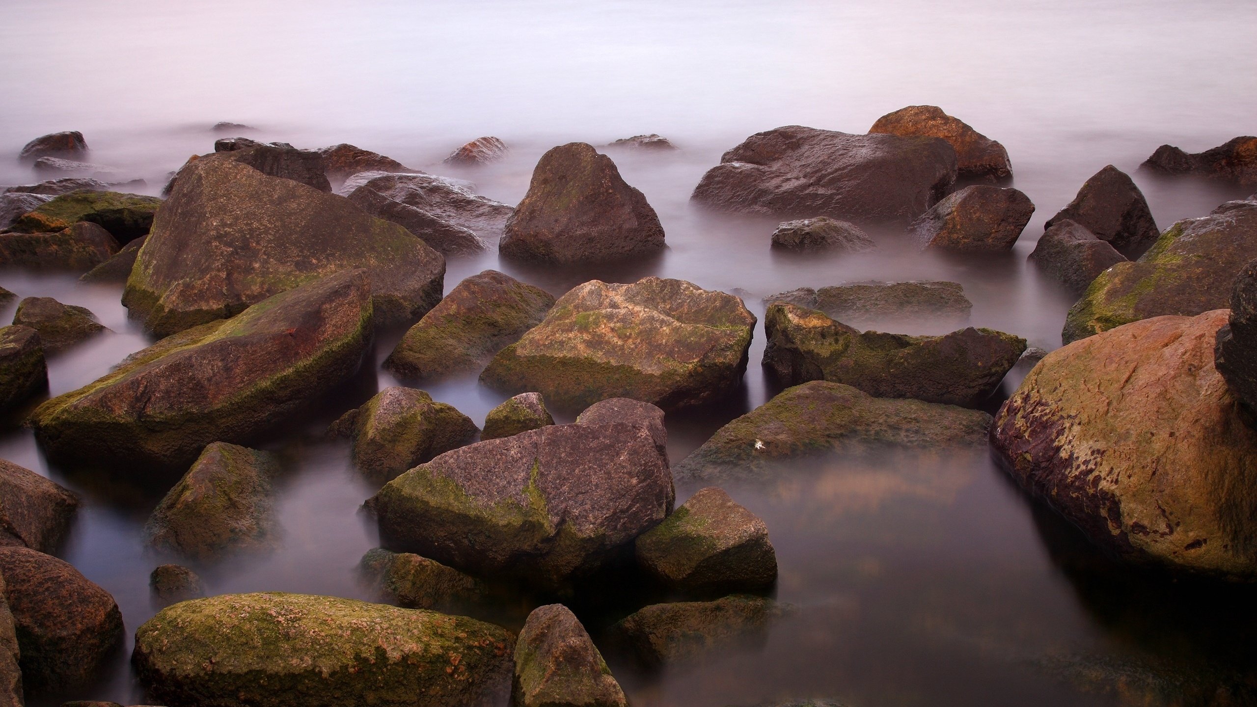 Обои вода, природа, камни, берег, море, океан, water, nature, stones, shore, sea, the ocean разрешение 2560x1600 Загрузить