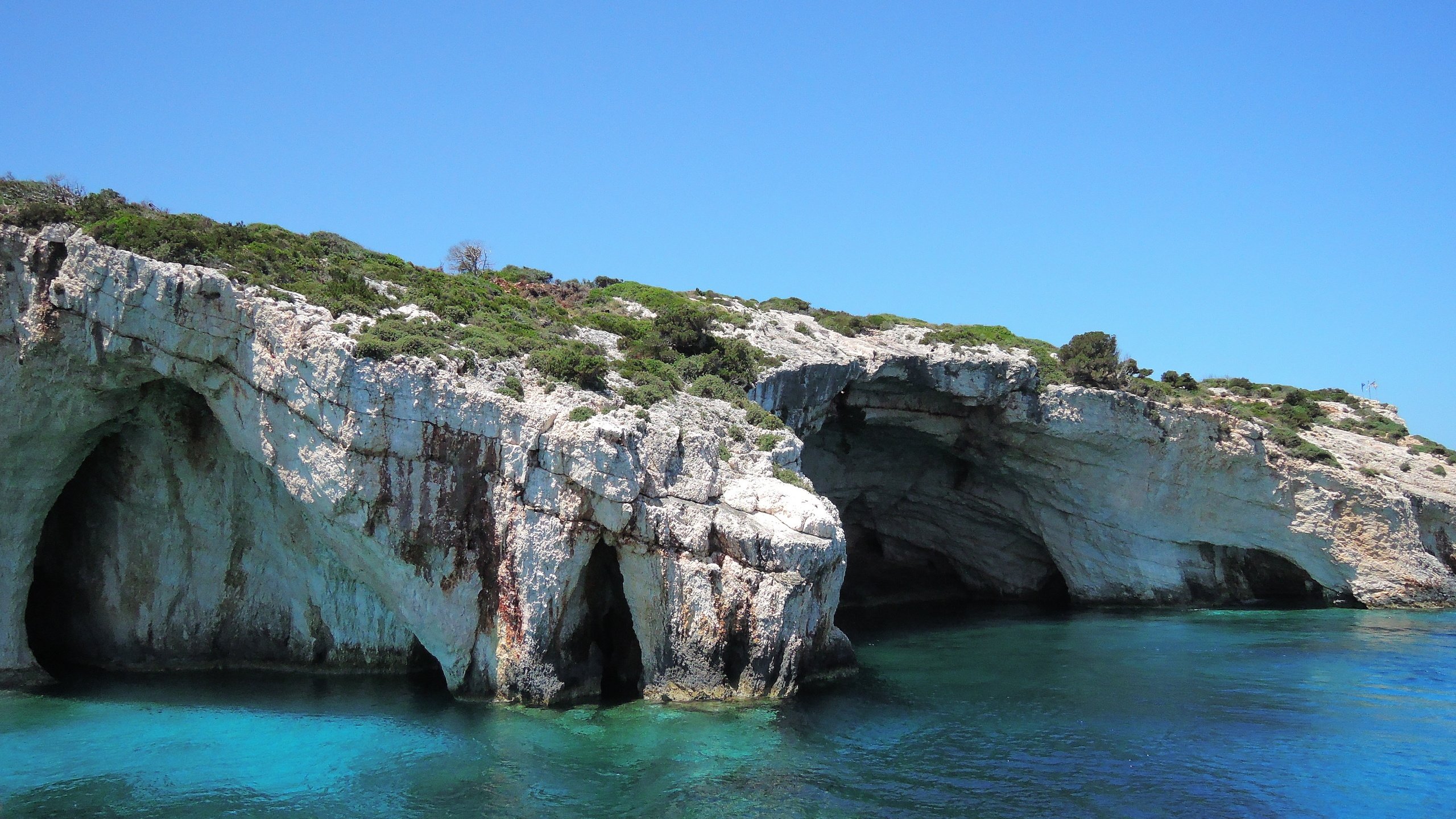 Обои скалы, море, греция, закинф, rocks, sea, greece, zakynthos разрешение 4000x3000 Загрузить