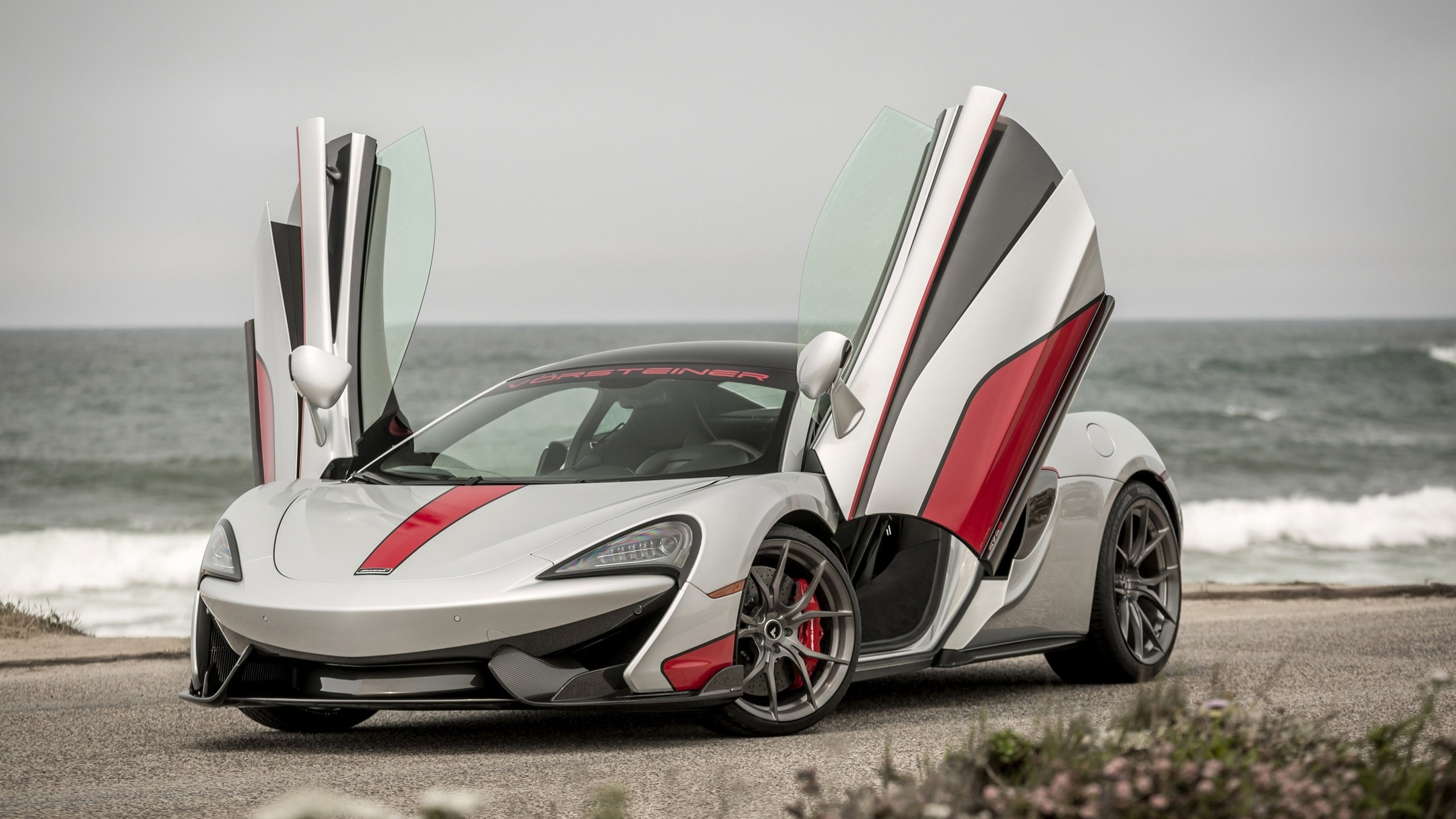 Обои тюнинг, серебристый, макларен, 2016, vorsteiner, 570-vx, tuning, silver, mclaren разрешение 2880x1800 Загрузить