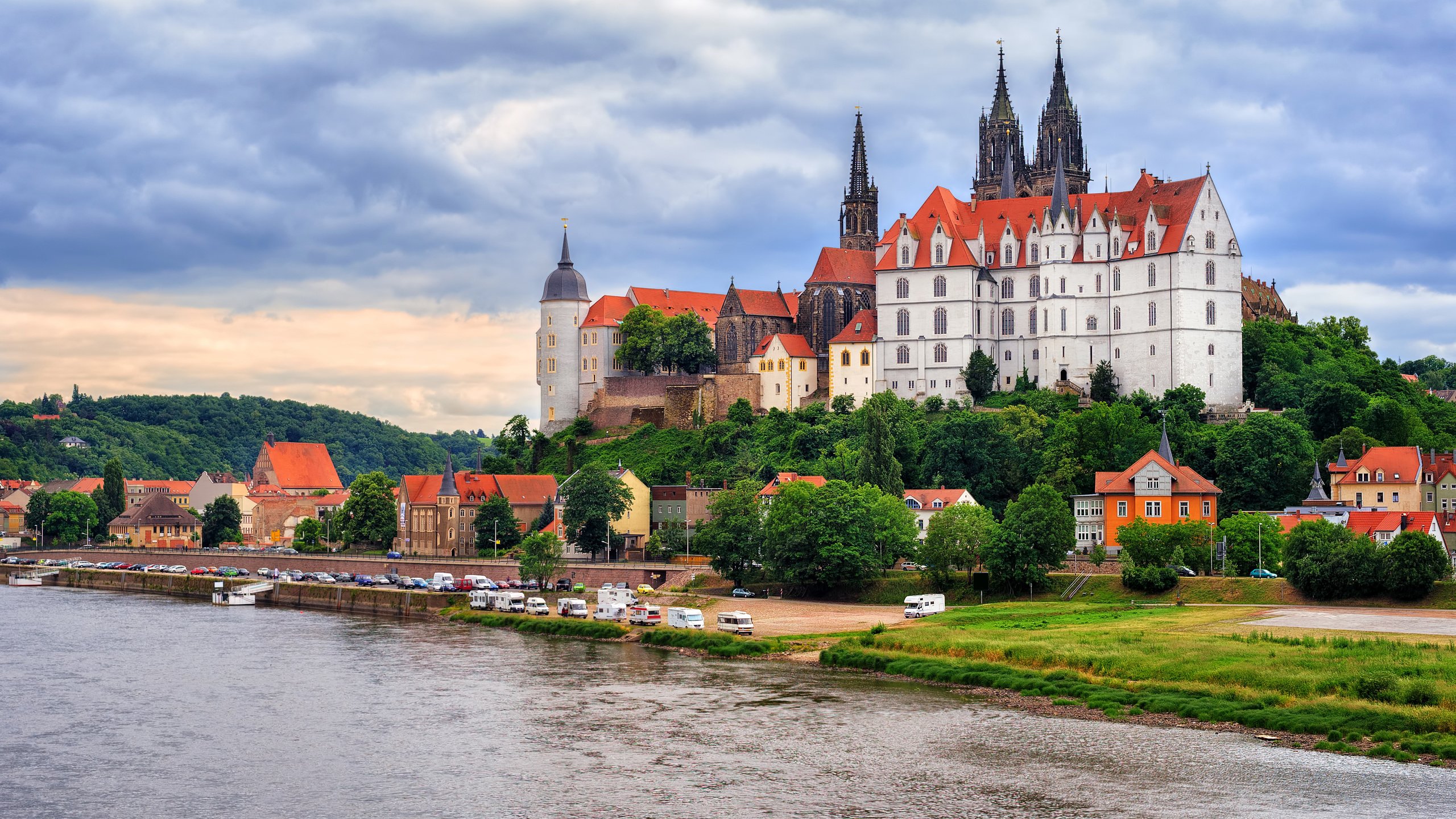 Обои река, замок, германия, майсен, замок альбрехтсбург, river, castle, germany, maysen, albrechtsburg castle разрешение 3782x2516 Загрузить