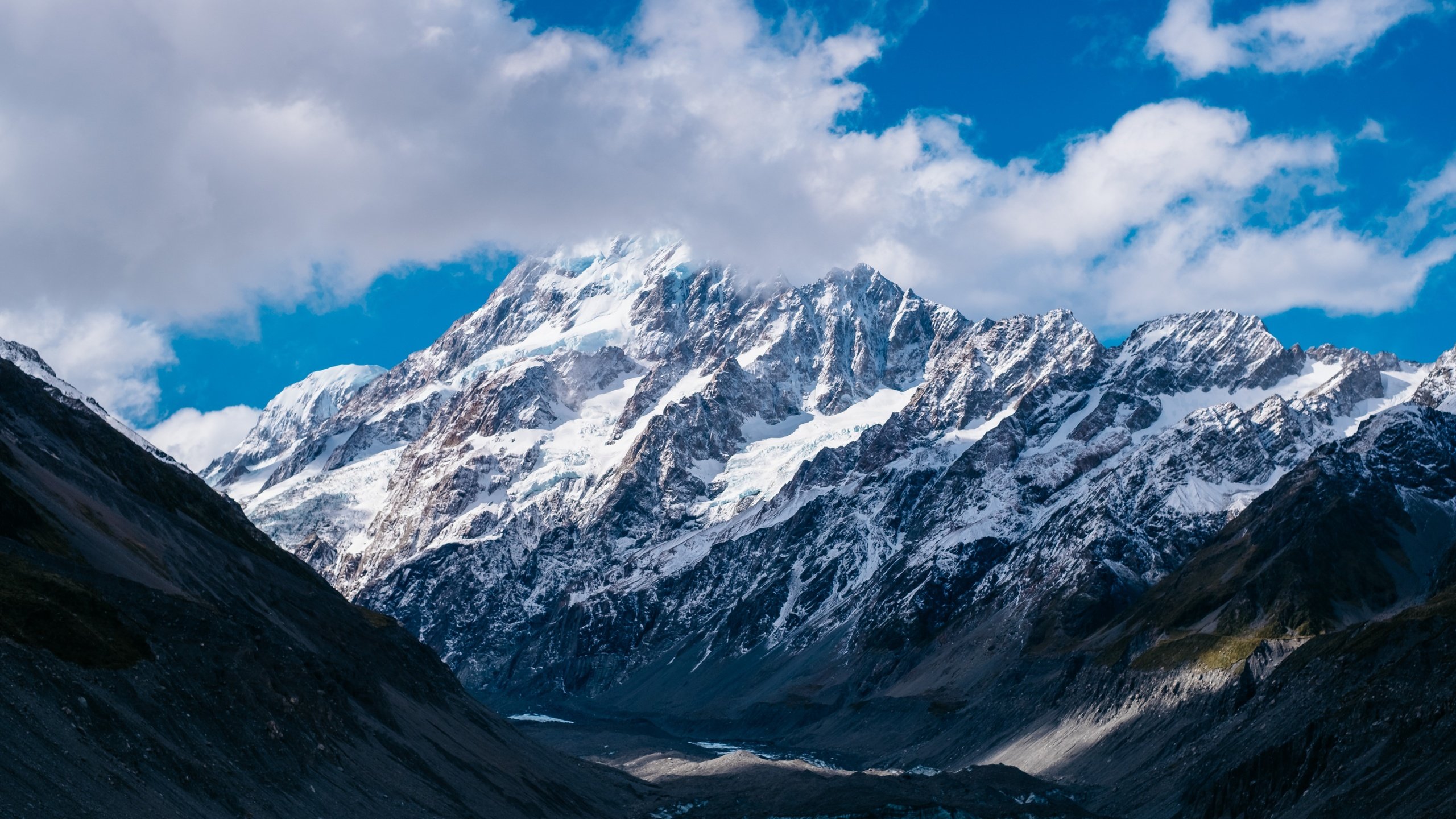 Обои небо, облака, горы, новая зеландия, the sky, clouds, mountains, new zealand разрешение 5000x3333 Загрузить