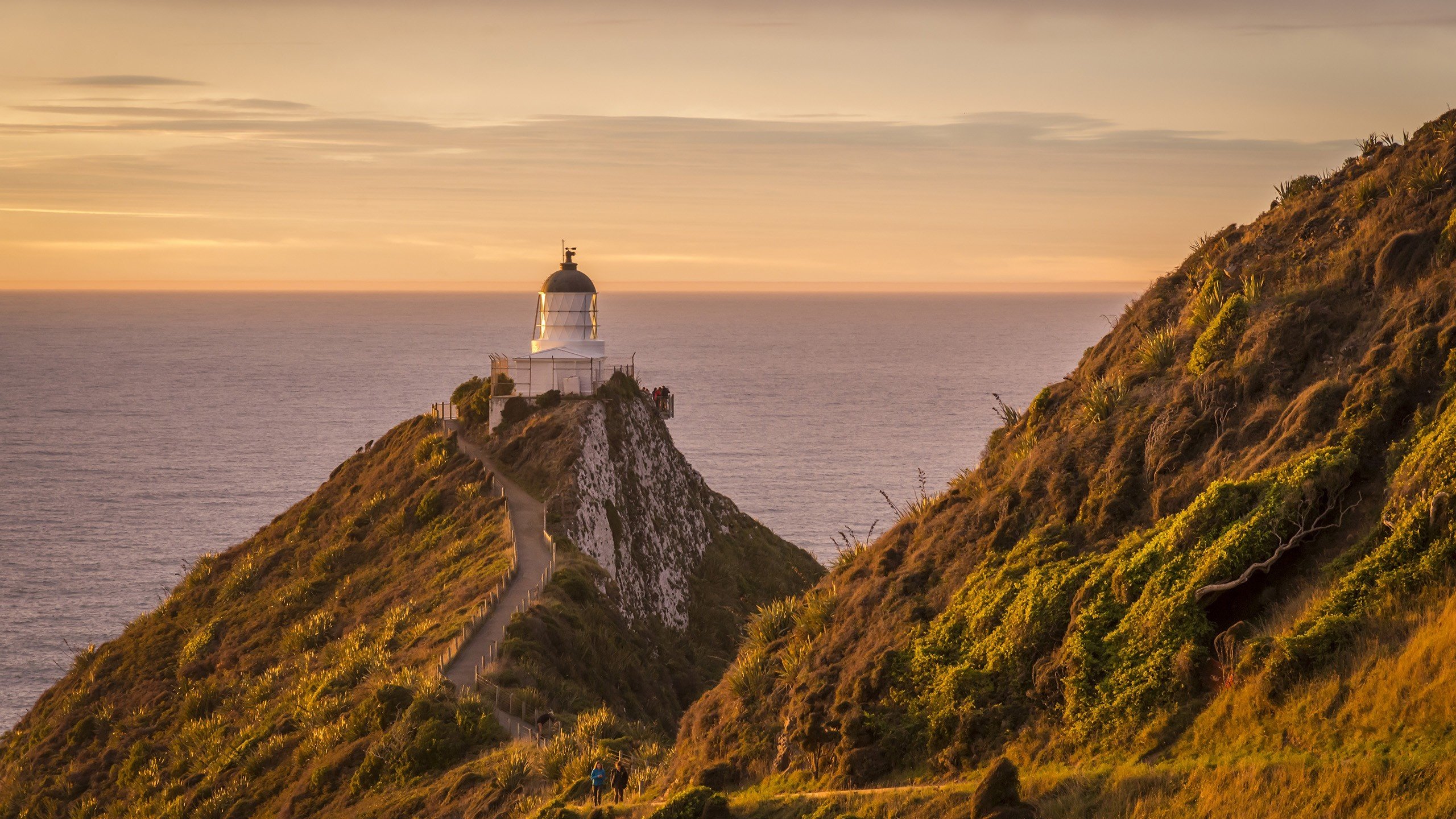 Обои небо, nugget point lighthouse, скалы, море, маяк, побережье, новая зеландия, мыс, кэтлинс, the sky, rocks, sea, lighthouse, coast, new zealand, cape, catlins разрешение 2560x1600 Загрузить