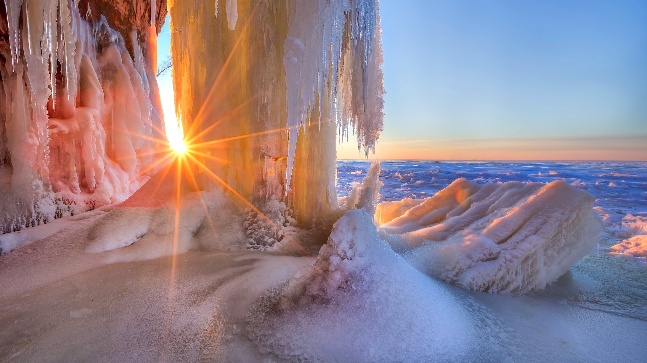 Обои мороз и солнце — день чудесный, frost and sun day is wonderful разрешение 5397x3598 Загрузить