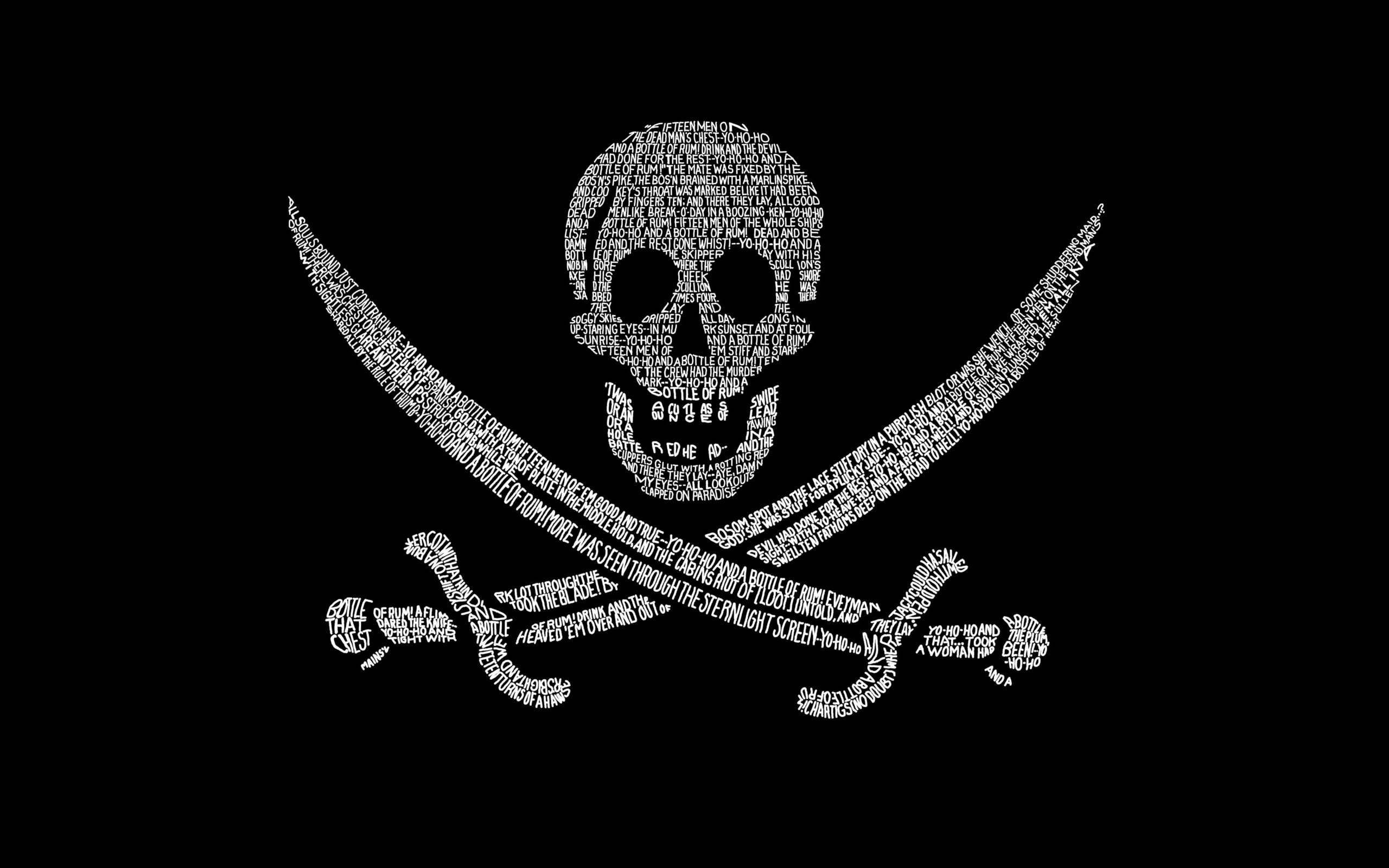 Флаг пирата черная борода