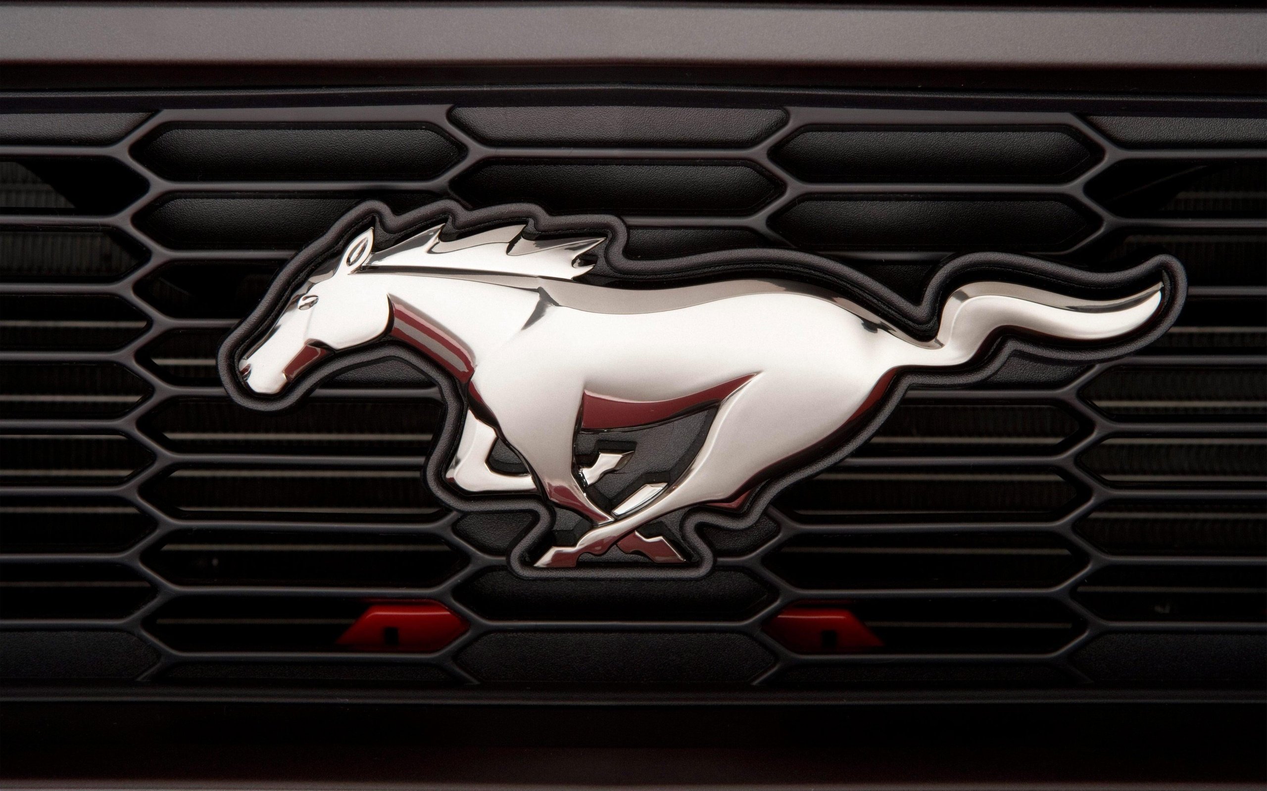 Скачать обои лошадь, логотип, мустанг, horse, logo разрешение 2560x1600  #23007