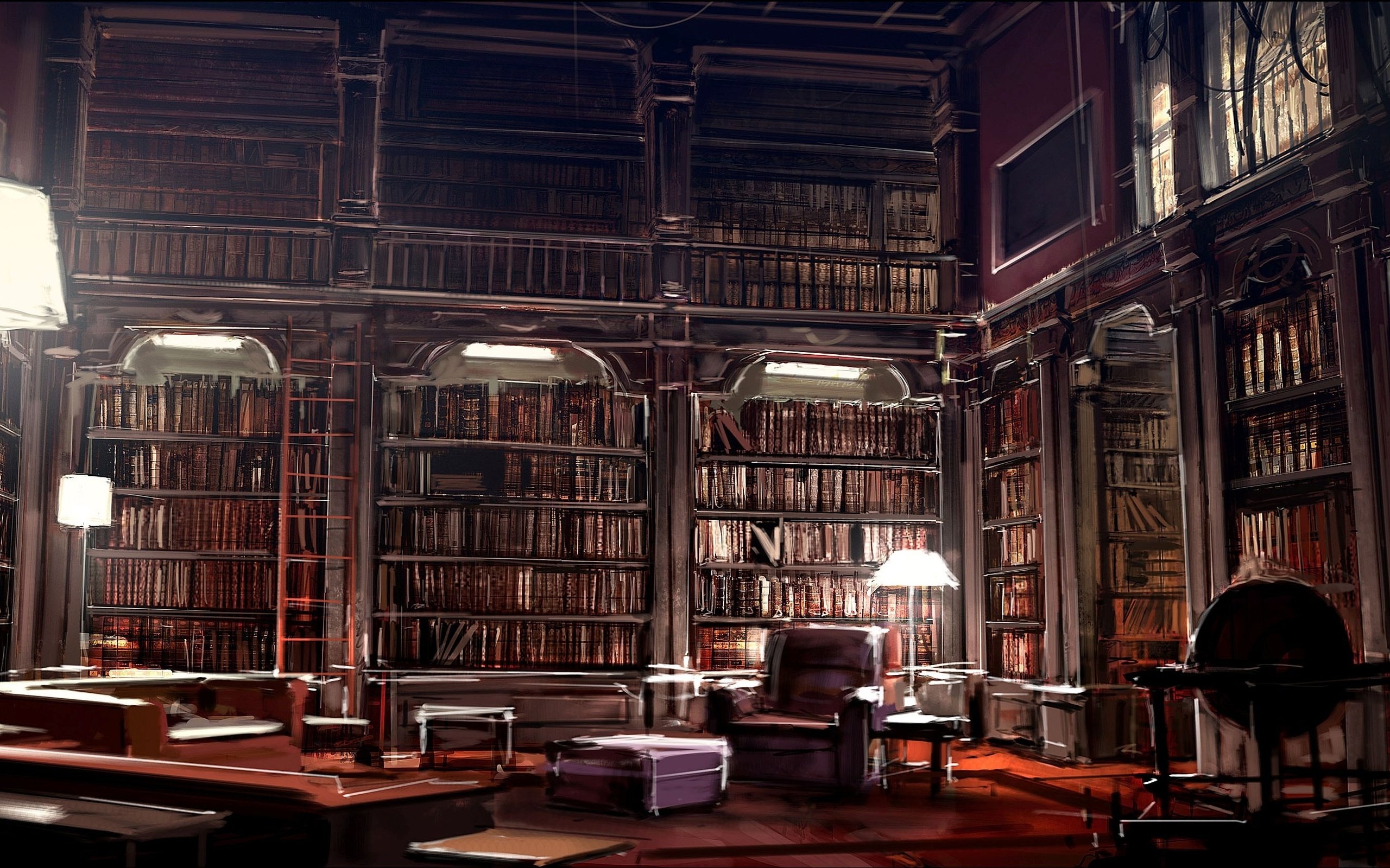 Сказка о библиотеке ночью. Библиотека Тринити-колледжа в Дублине.
