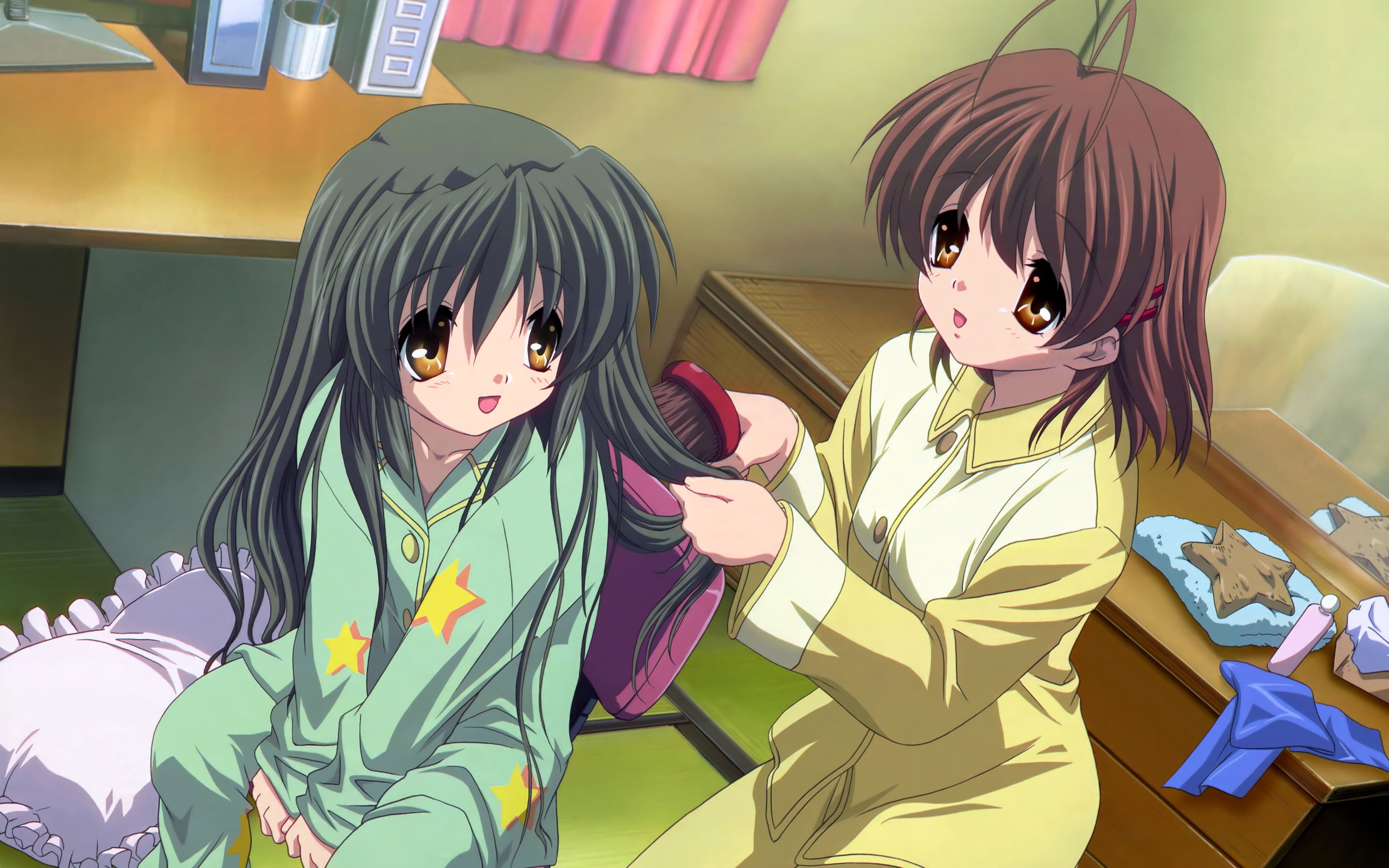 Обои clannad, furukawa nagisa, ibuki fuuko разрешение 3898x2486 Загрузить