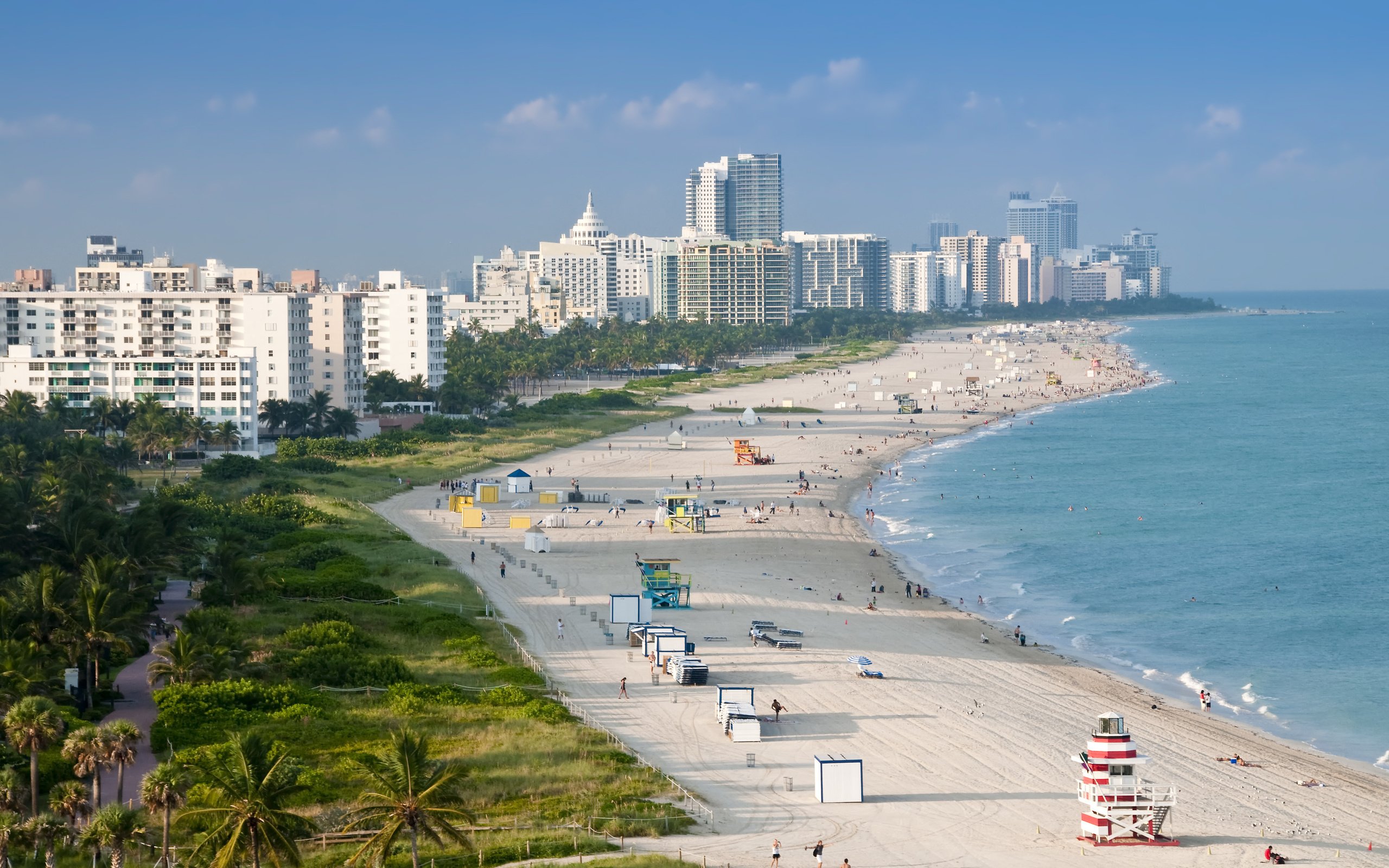 Обои пляж, сша, майями, beach, usa, miami разрешение 3600x2391 Загрузить