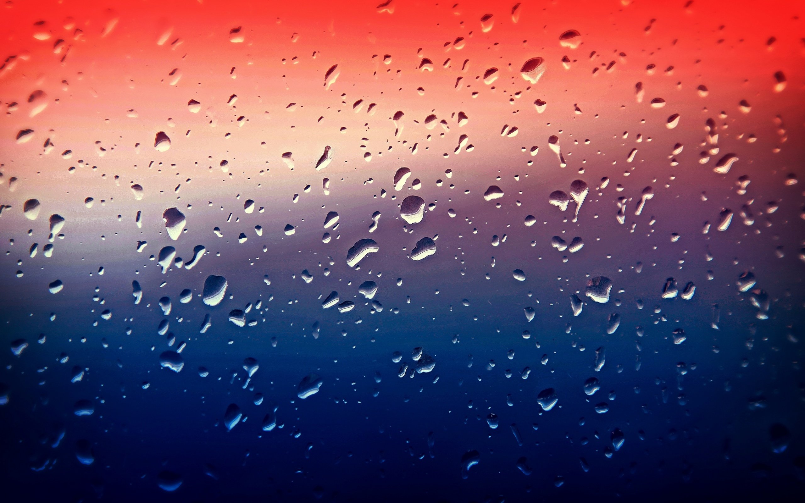 Обои капли, цвет, стекло, drops, color, glass разрешение 2880x1732 Загрузить