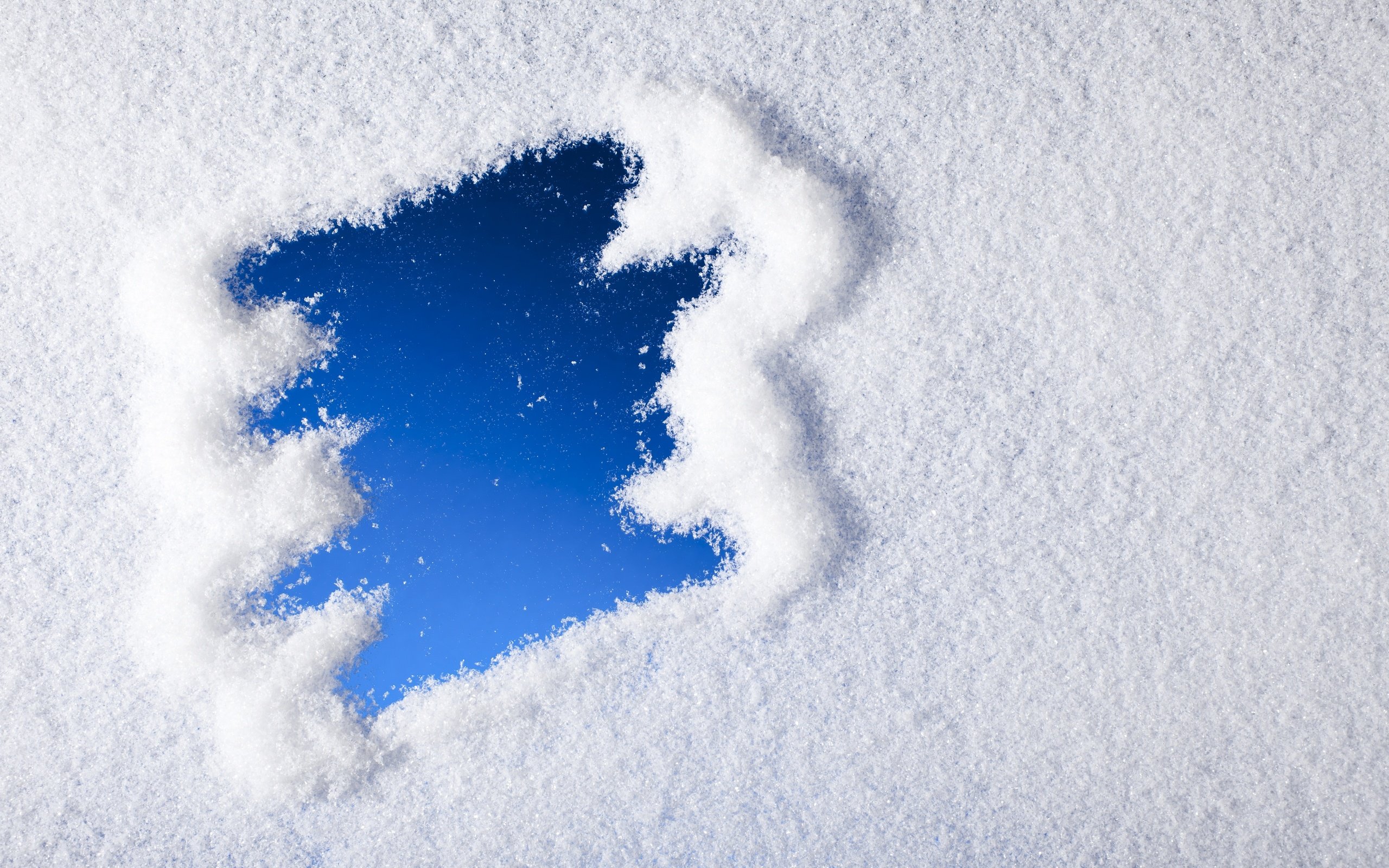 Обои снег, зима, снежинки, голубая, snow, winter, snowflakes, blue разрешение 2880x1920 Загрузить