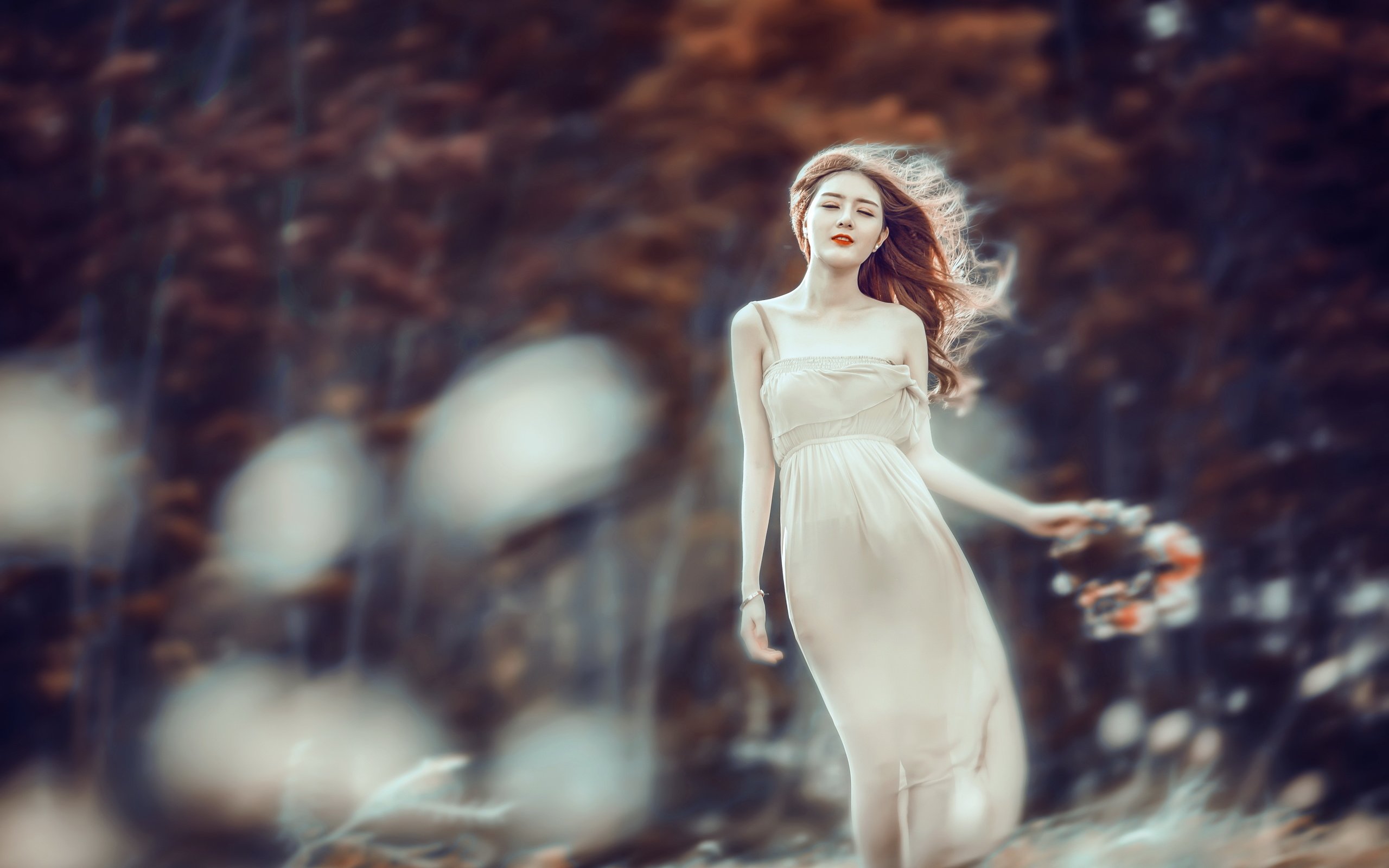 Обои природа, девушка, настроение, ветер, nature, girl, mood, the wind разрешение 5755x3690 Загрузить