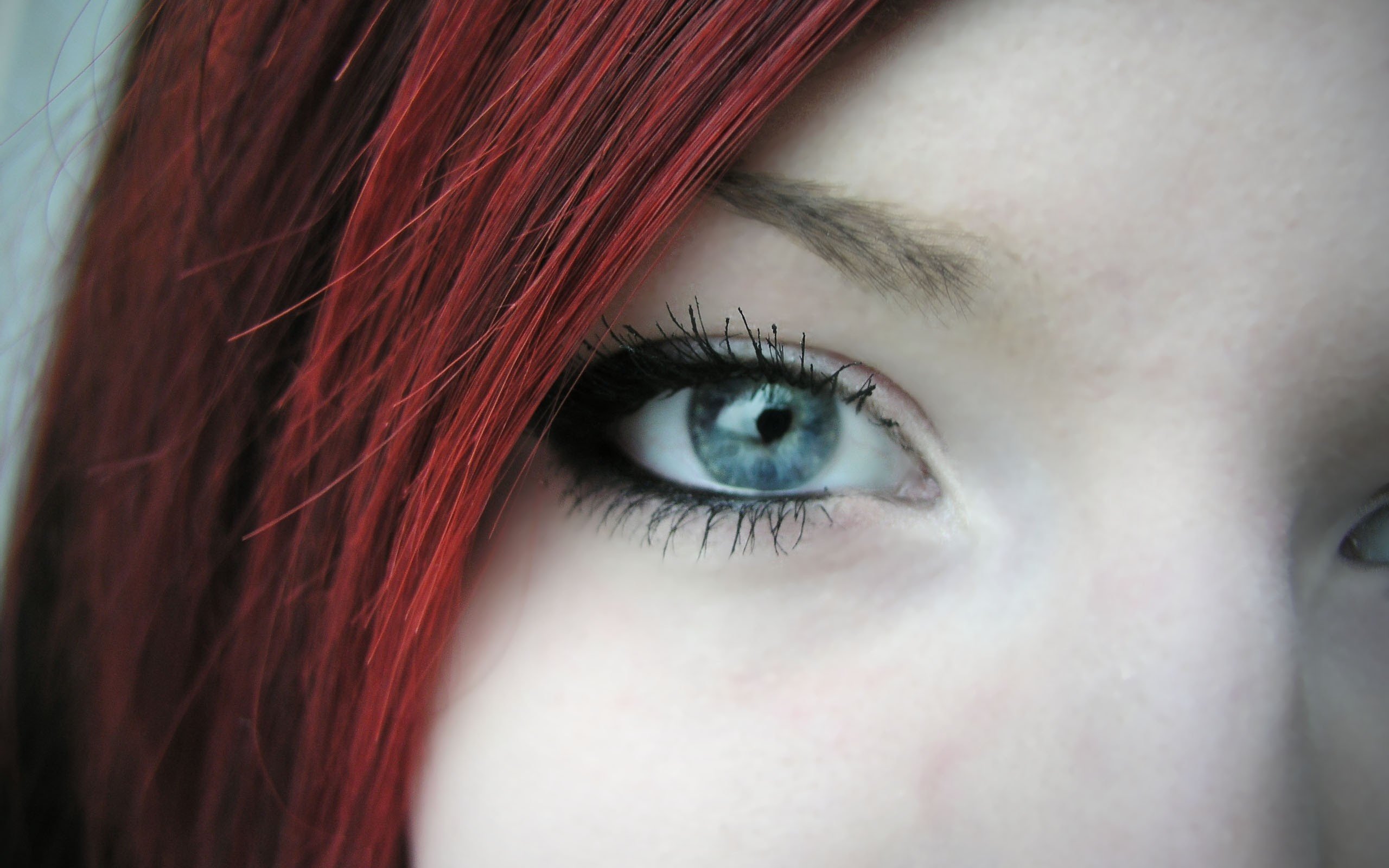 Обои глаза, девушка, портрет, рыжая, волосы, eyes, girl, portrait, red, hair разрешение 2560x1920 Загрузить