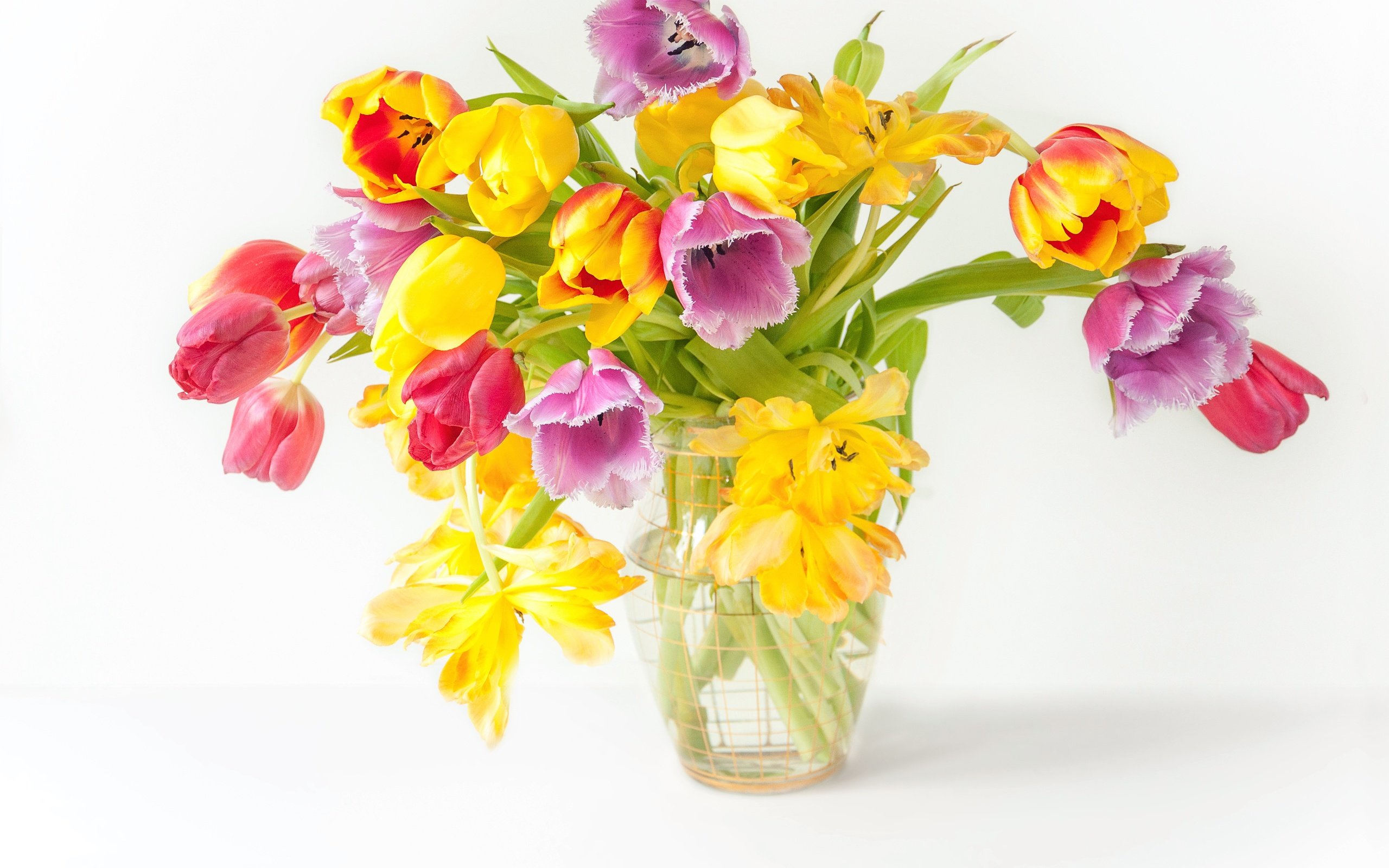 Весенние цветы в вазе фото