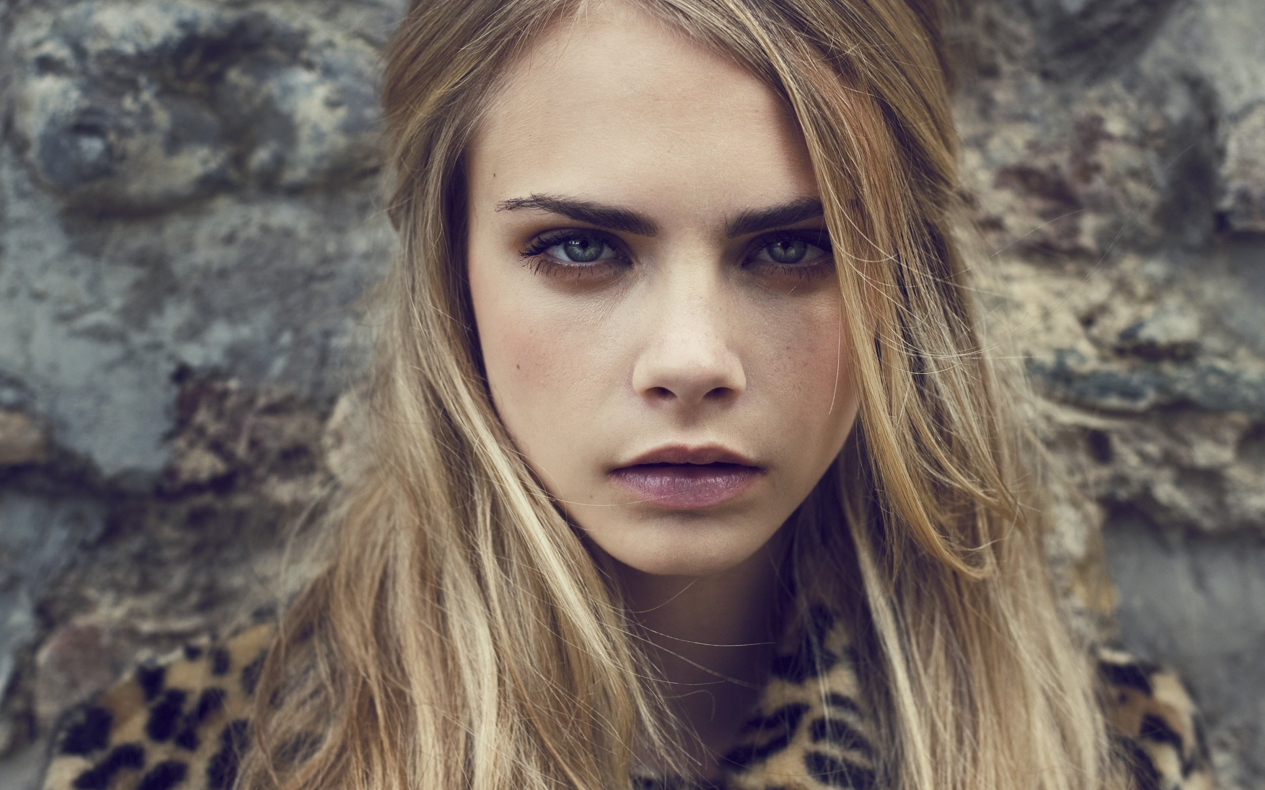 Обои взгляд, модель, волосы, лицо, макияж, кара делевинь, look, model, hair, face, makeup, cara delevingne разрешение 3400x5100 Загрузить