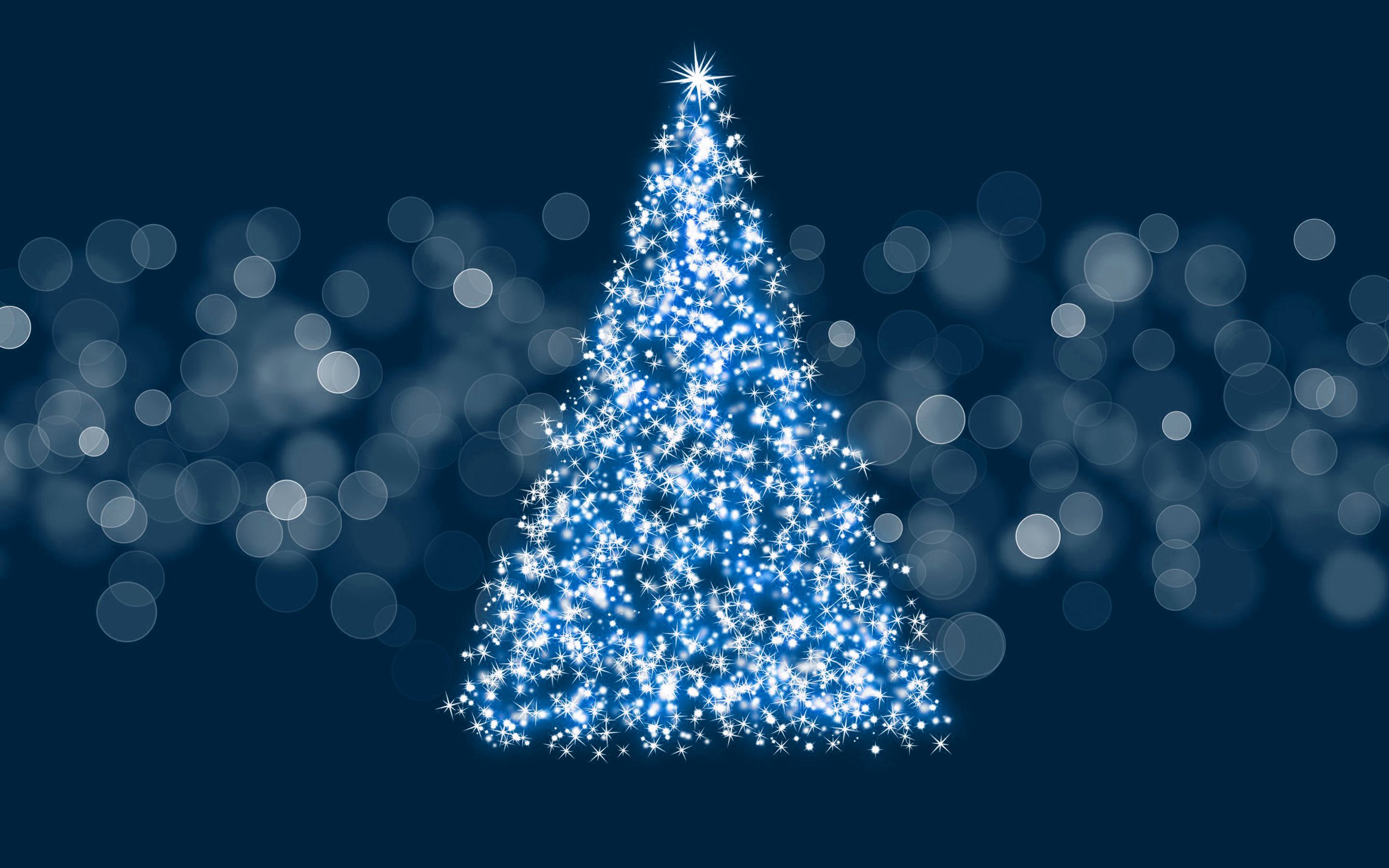 Обои огни, новый год, елка, украшения, фон, lights, new year, tree, decoration, background разрешение 2880x1800 Загрузить