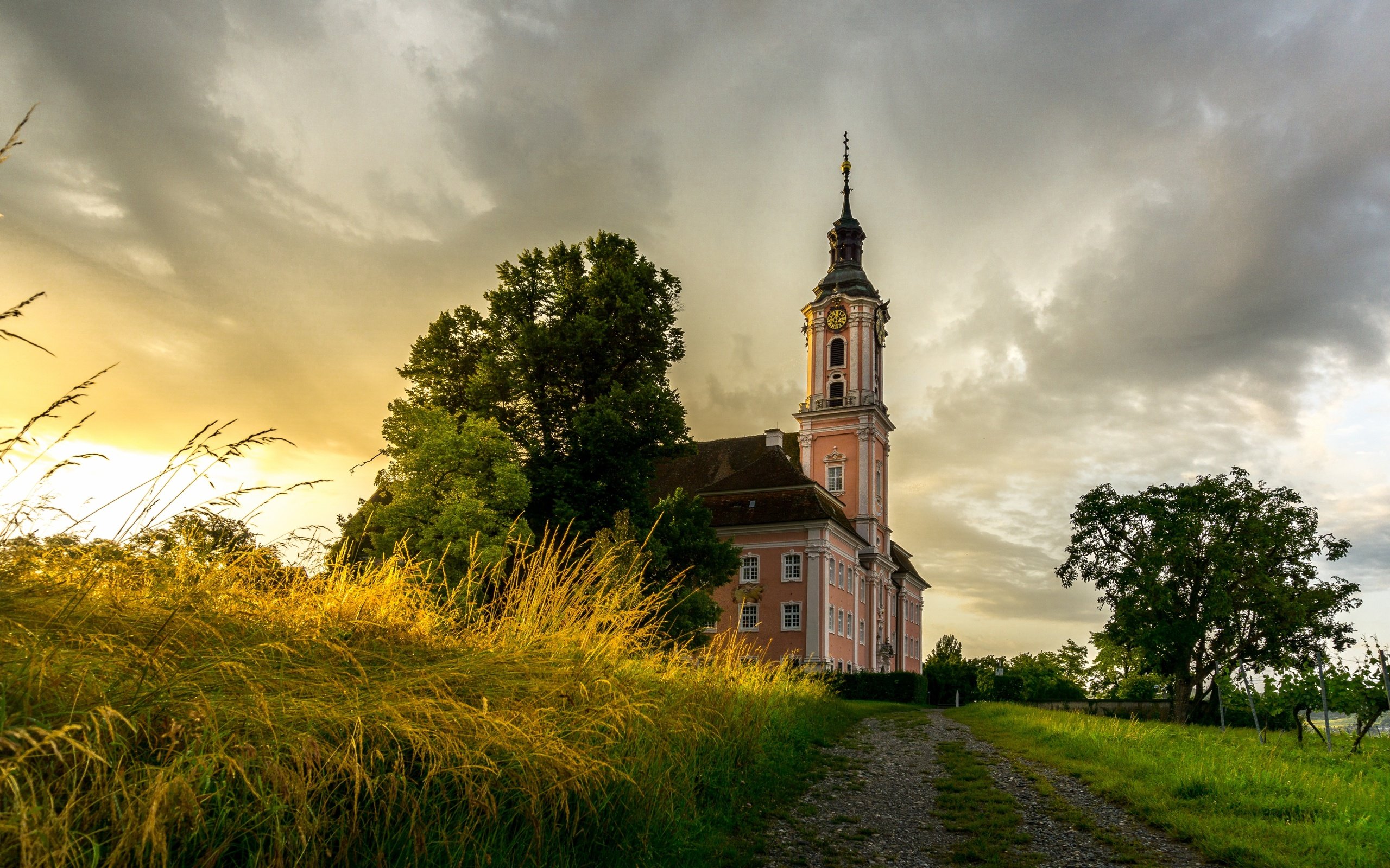 Обои церковь, германия, баден-вюртемберг, maurach, birnau, church, germany, baden-württemberg разрешение 4000x2667 Загрузить