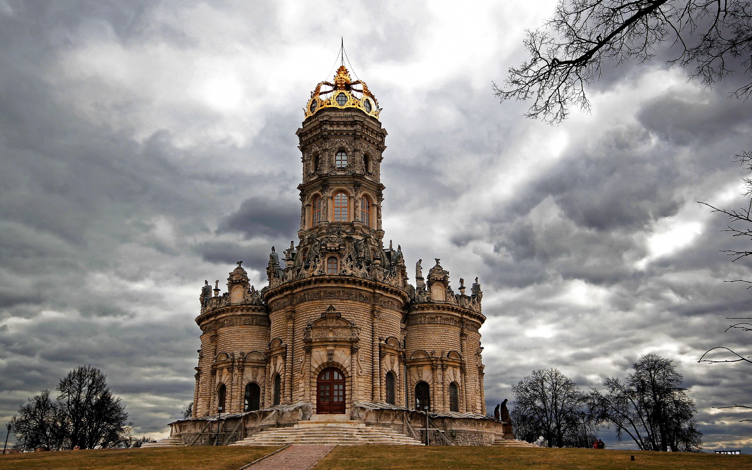 Обои россия, церковь, храм знамения богородицы, дубровицы, russia, church, temple of the sign of the virgin, dubrovitsy разрешение 3072x2127 Загрузить