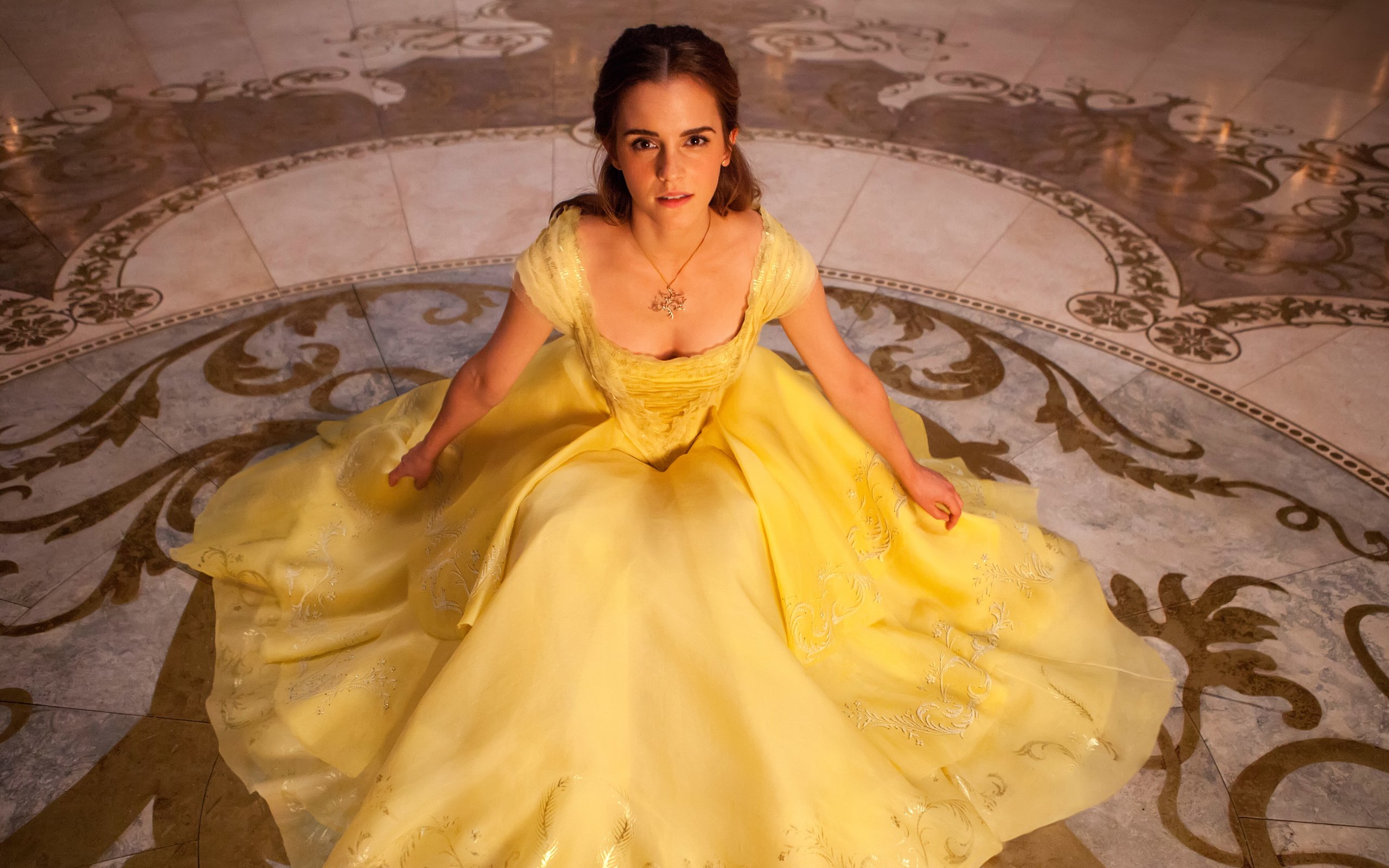 Обои эмма уотсон, желтое платье, красавица и чудовище, белль, emma watson, yellow dress, beauty and the beast, belle разрешение 5616x3159 Загрузить